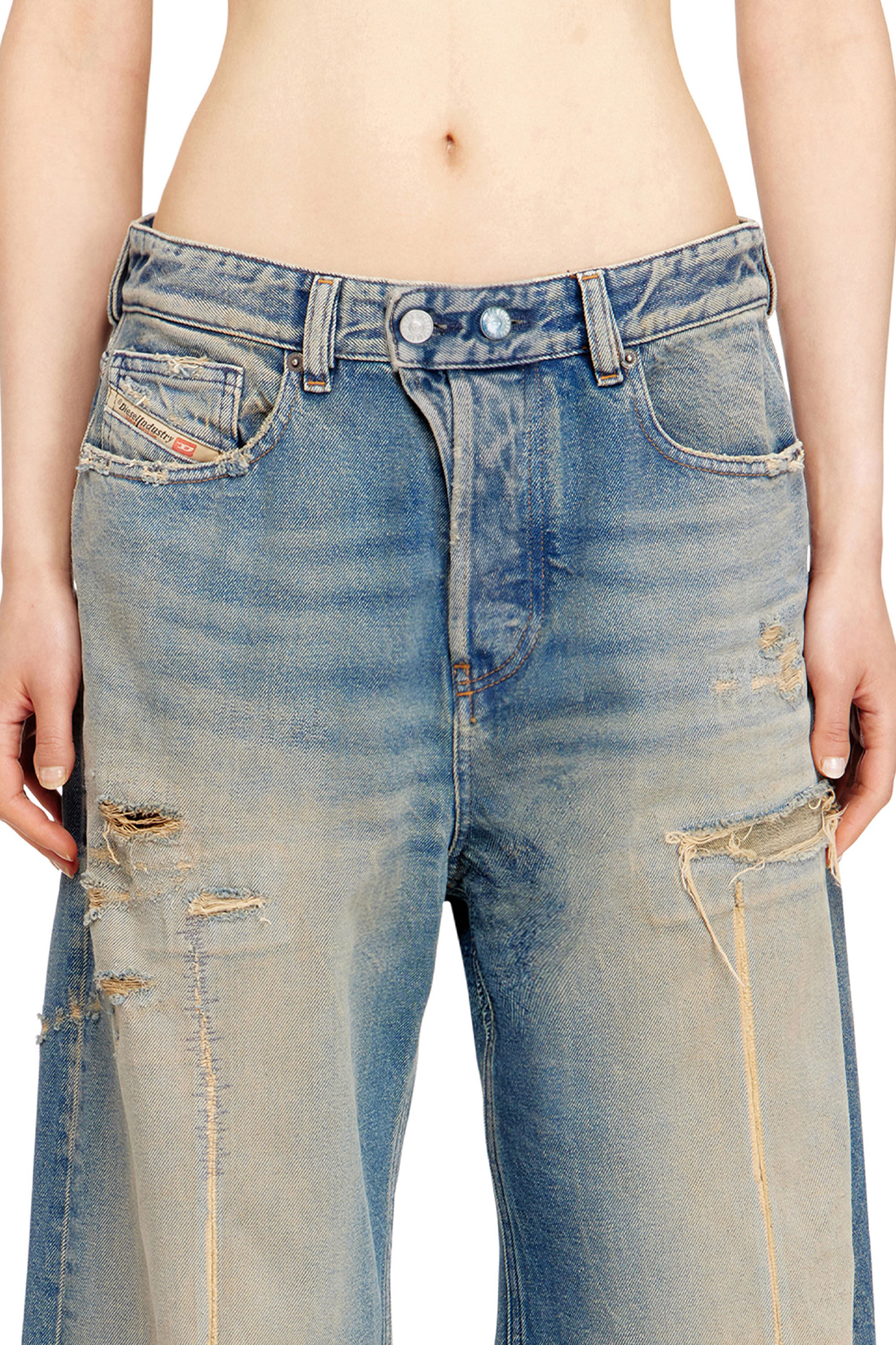 Diesel - Unisex Relaxed Jeans 1996 D-Sire 09N29, Mittelblau - 5