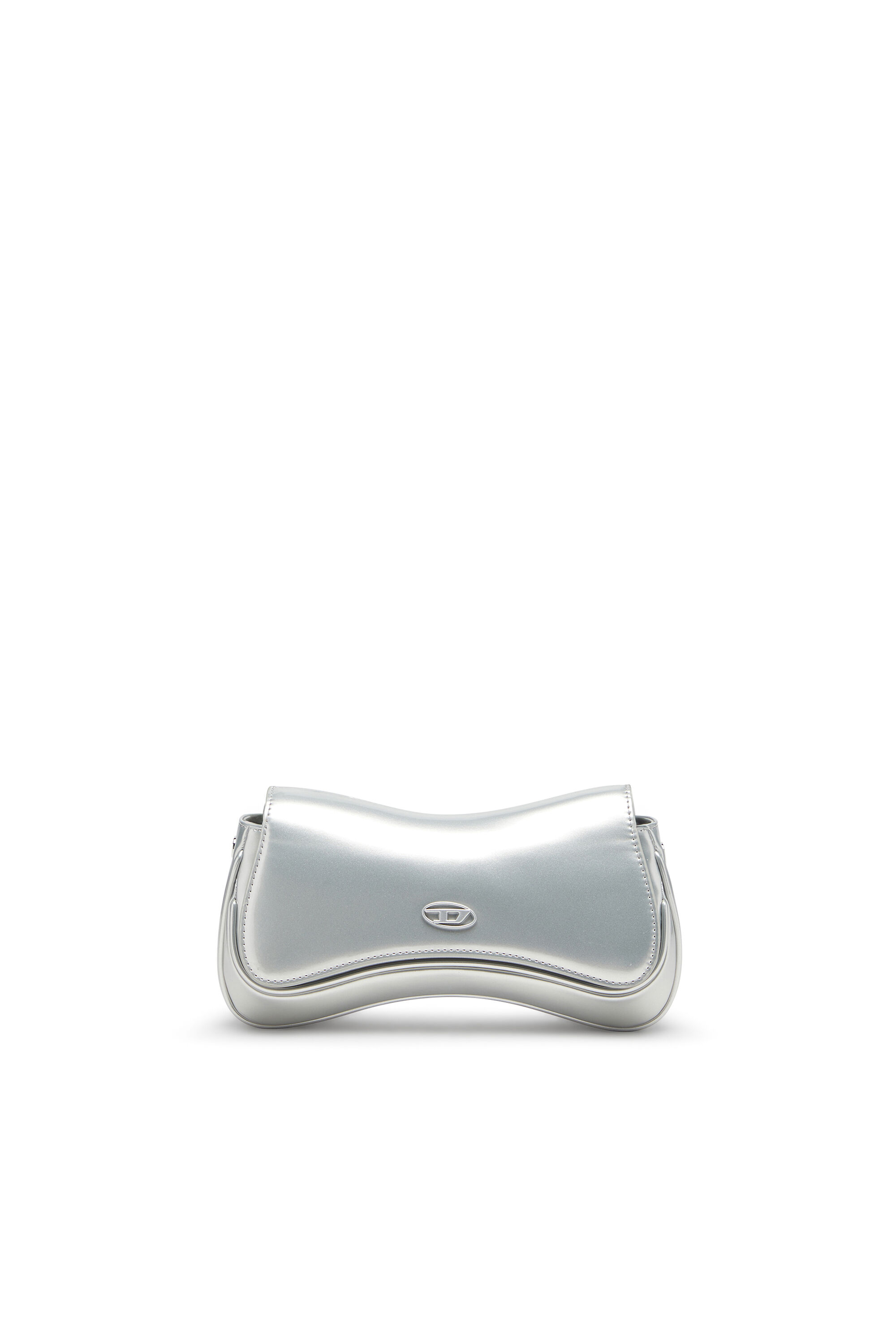 Diesel - PLAY CLUTCH, Play-Clutch in PU metallizzato Donna in Argento - 1