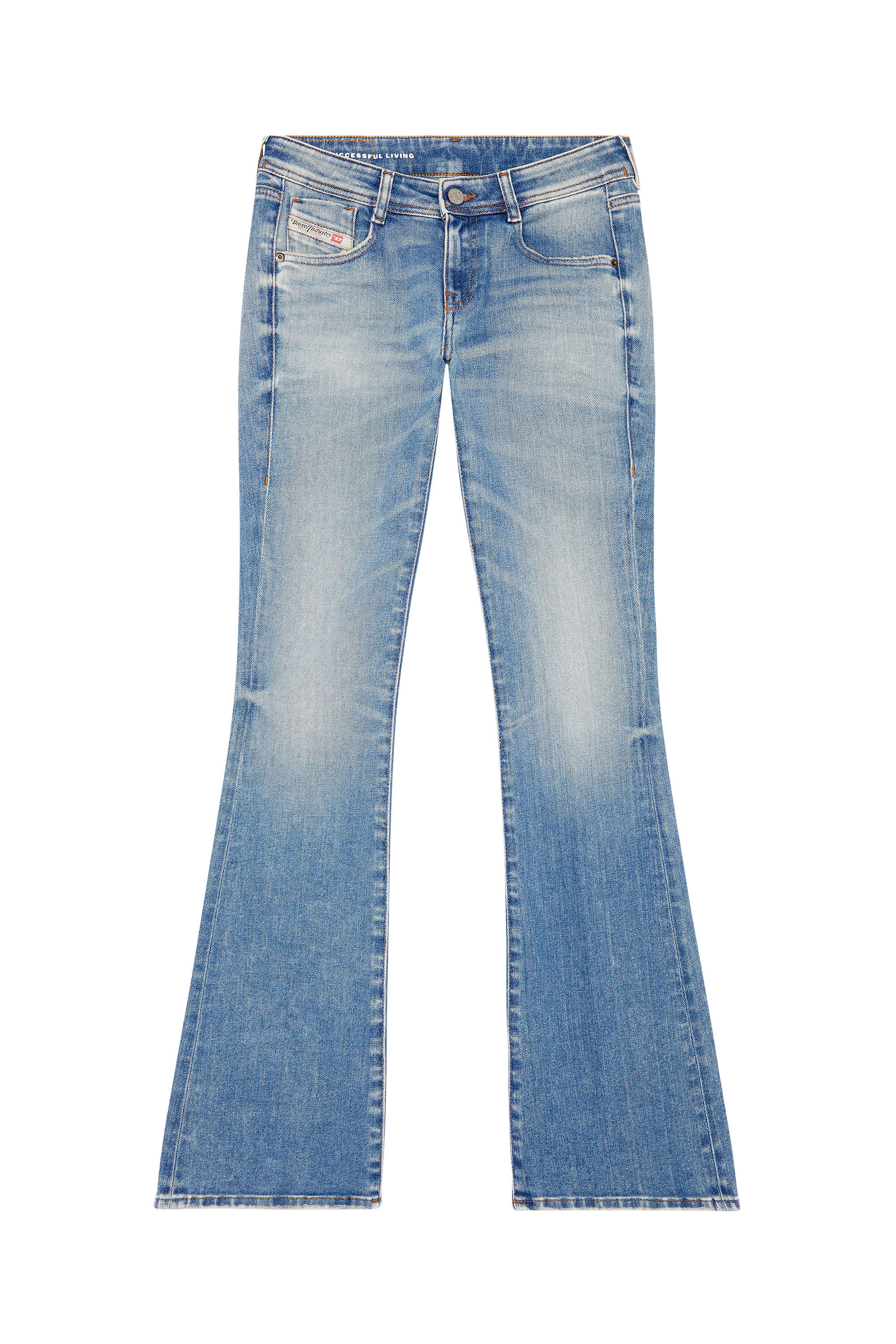 Diesel - Bootcut and Flare Jeans 1969 D-Ebbey 09G70, Blu Chiaro - Image 2