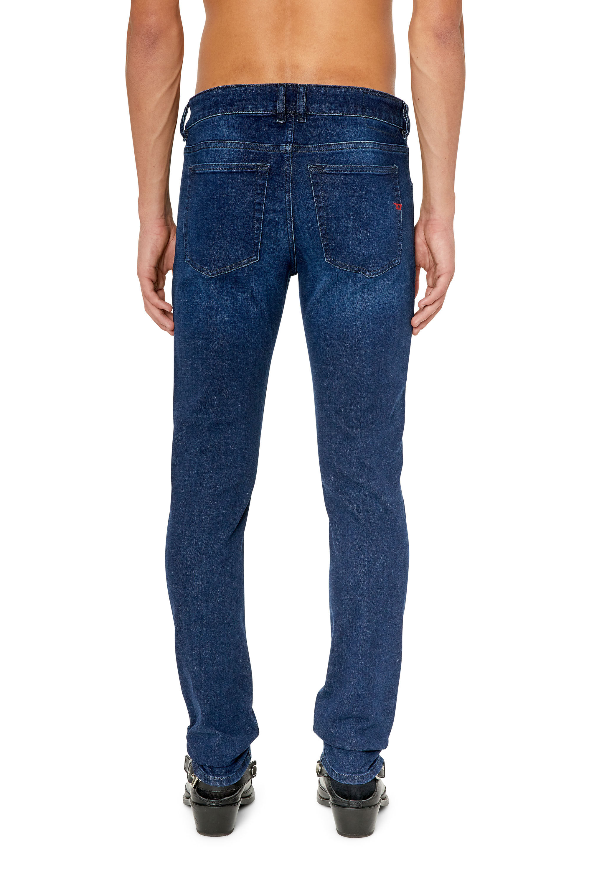 Diesel - 1979 Sleenker 09E96 Skinny Jeans, Blu Scuro - Image 4