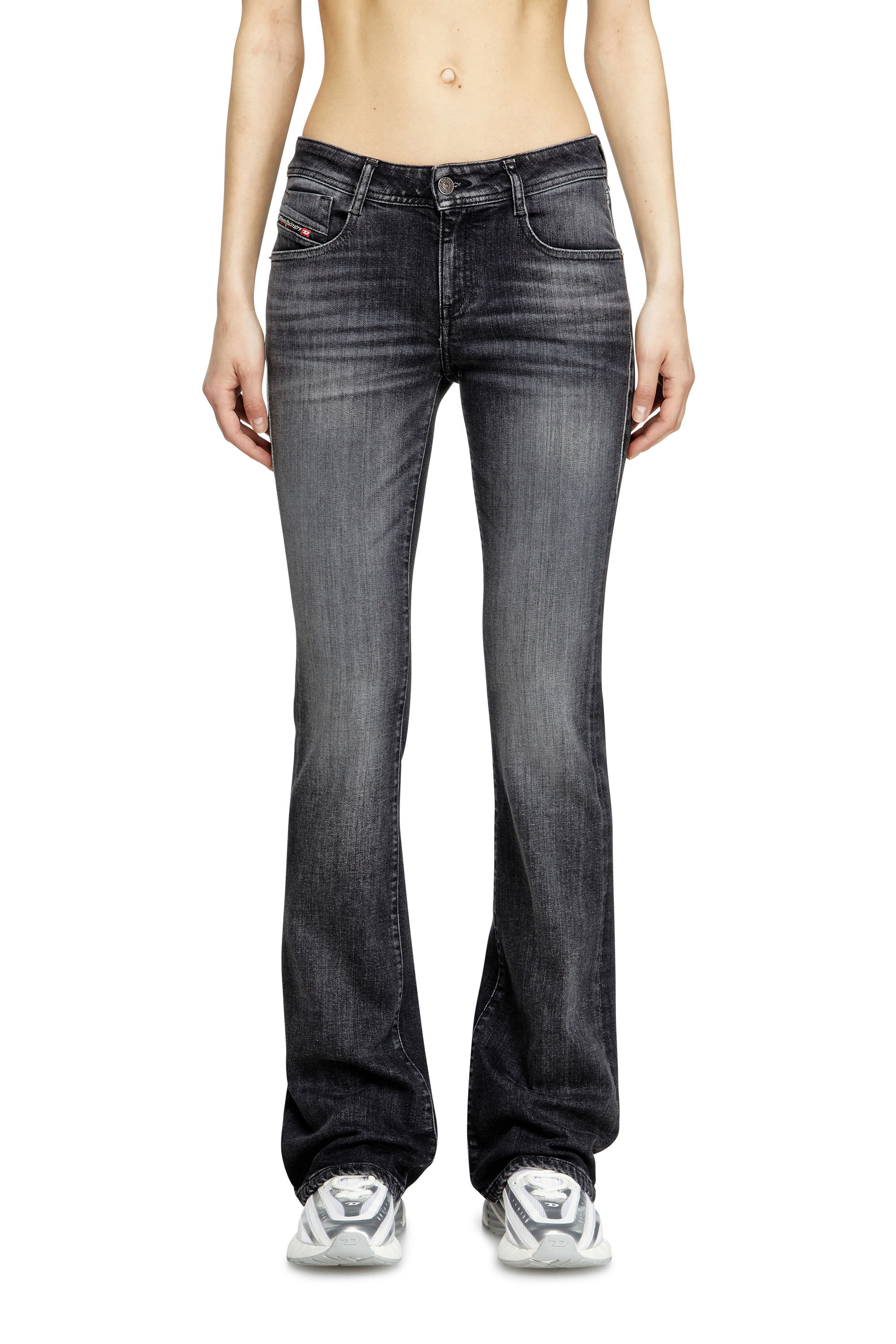 Diesel - Damen Bootcut Jeans 1969 D-Ebbey 09L98, Schwarz/Dunkelgrau - 3