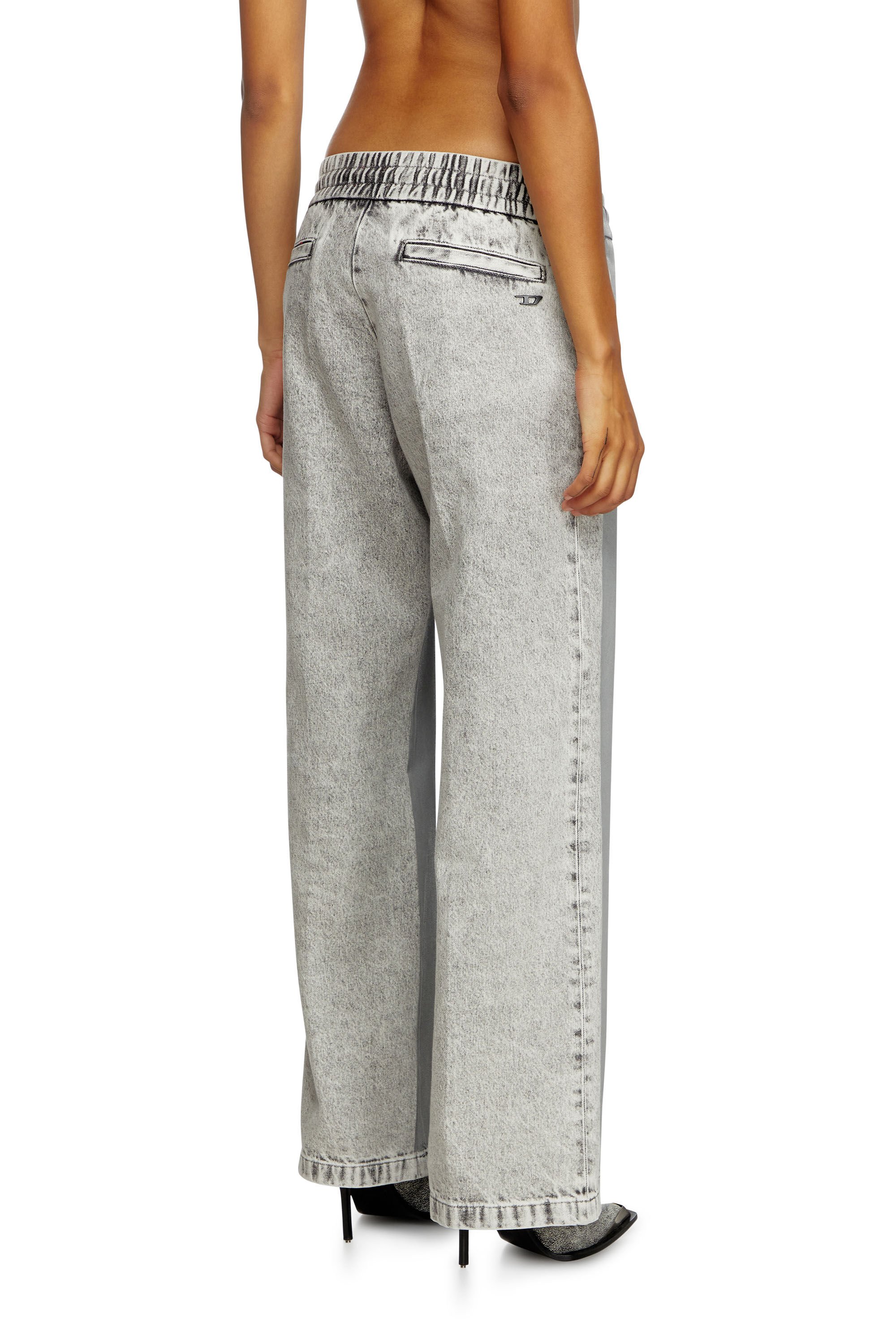 Diesel - Donna Straight Jeans D-Drey 007AH, Grigio - Image 4