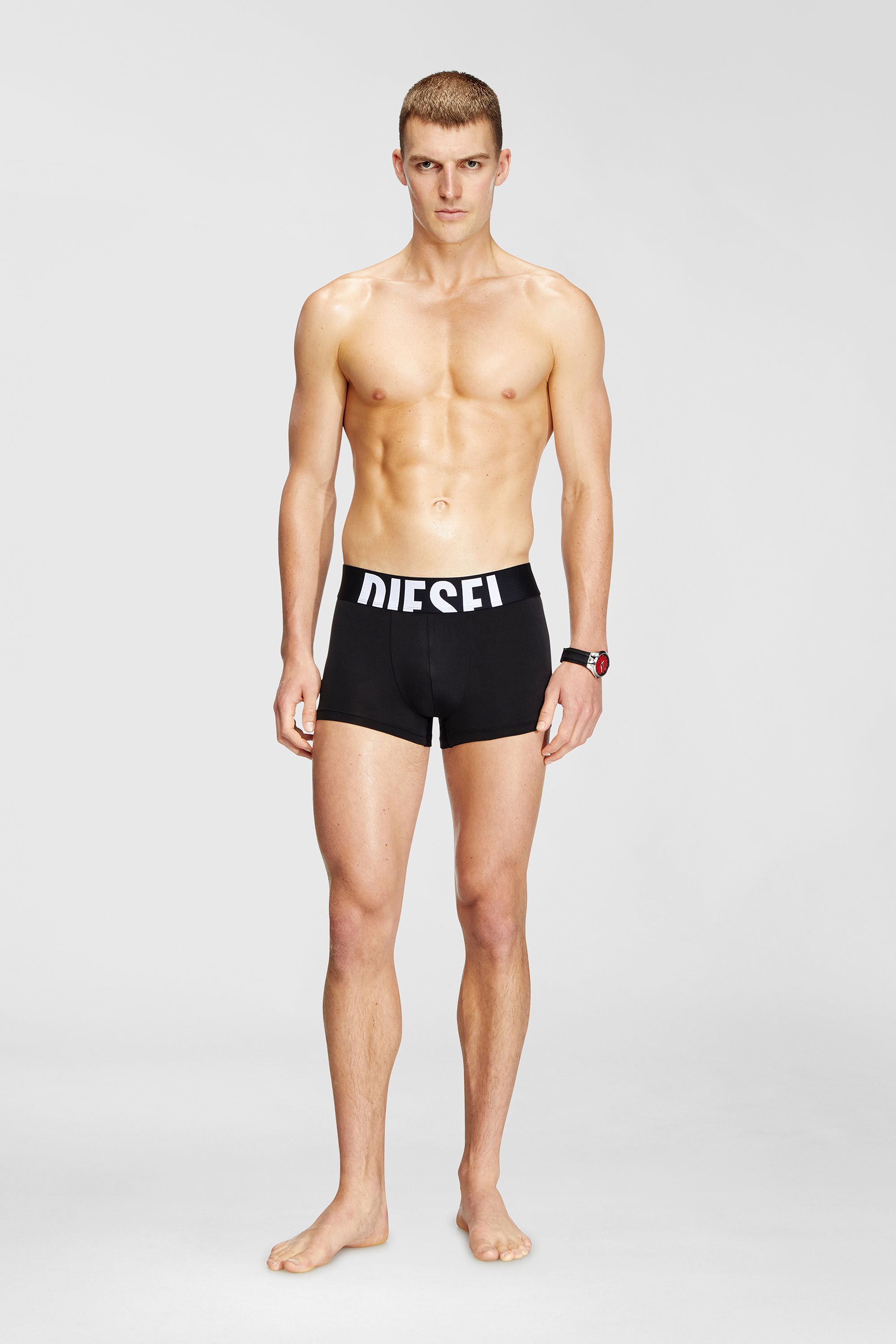 Diesel - DAMIEN-D-POP-3PACK-55, Herren Retropants im Dreierpack aus Mikrofaser in Schwarz - 1