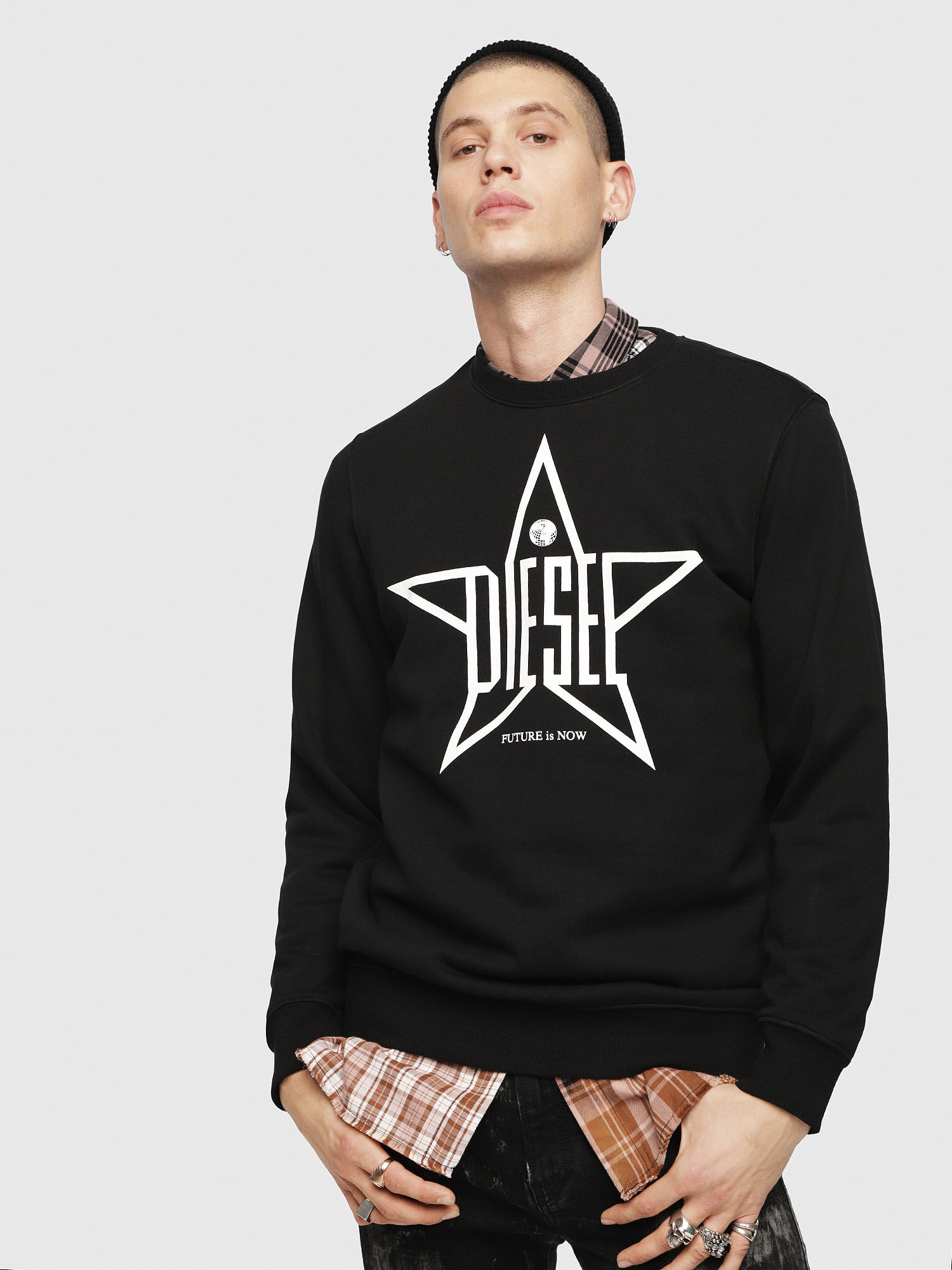 diesel star sweatshirt