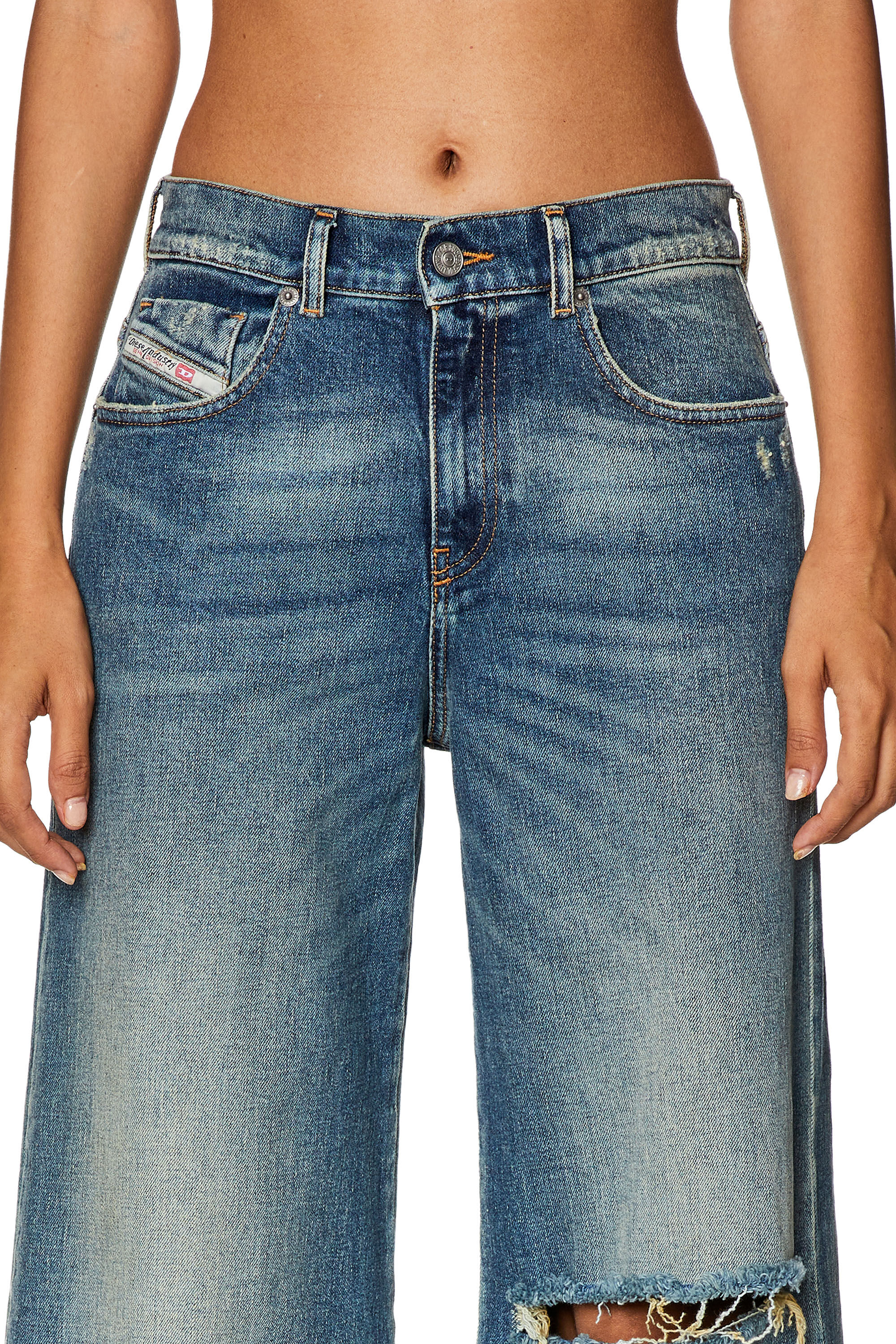 Diesel - Bootcut and Flare Jeans 1978 D-Akemi 007M5, Blu medio - Image 5