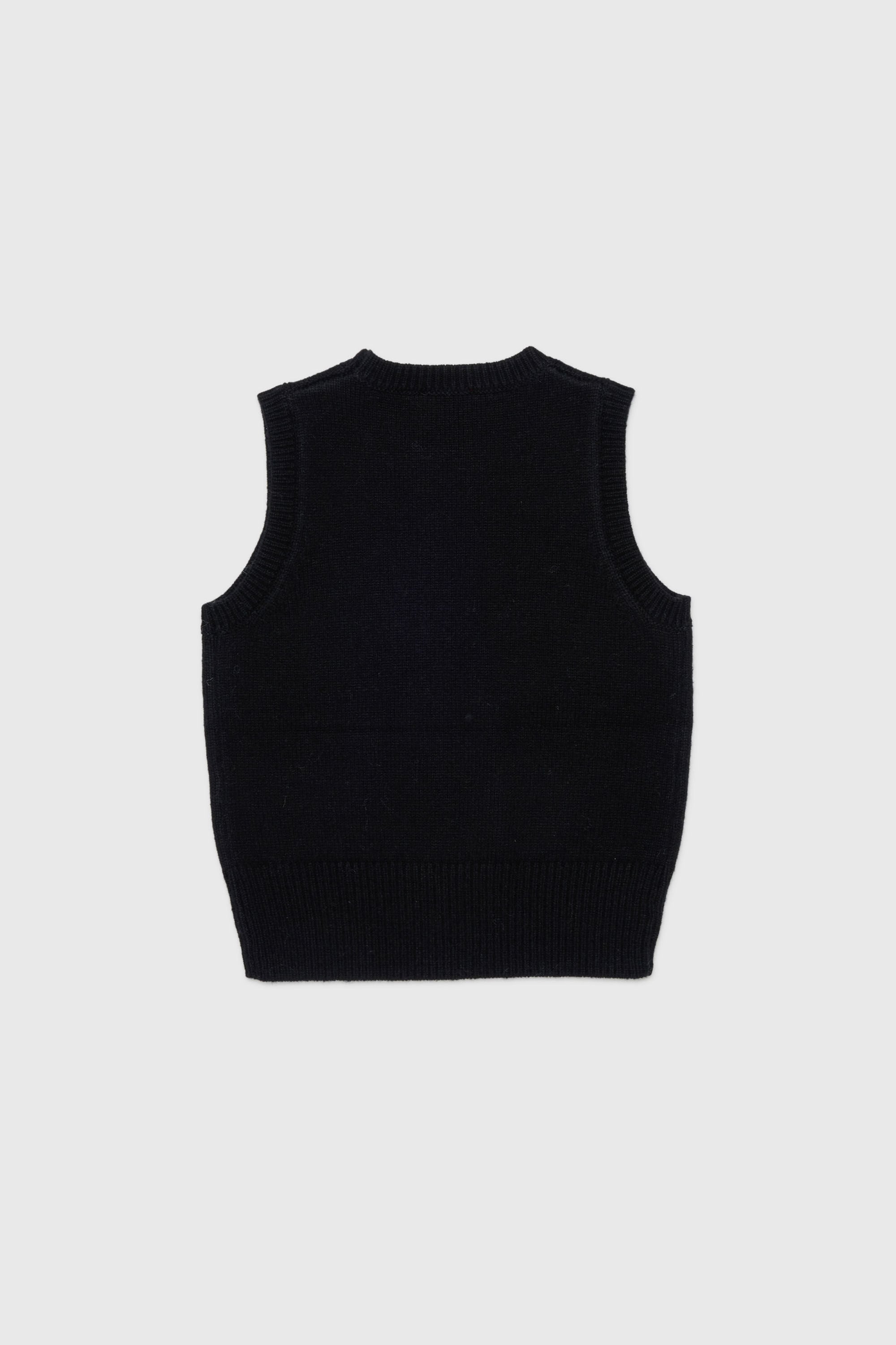 Diesel - KIMKY, Woman's Cashmere-enriched knit vest in Black - 2