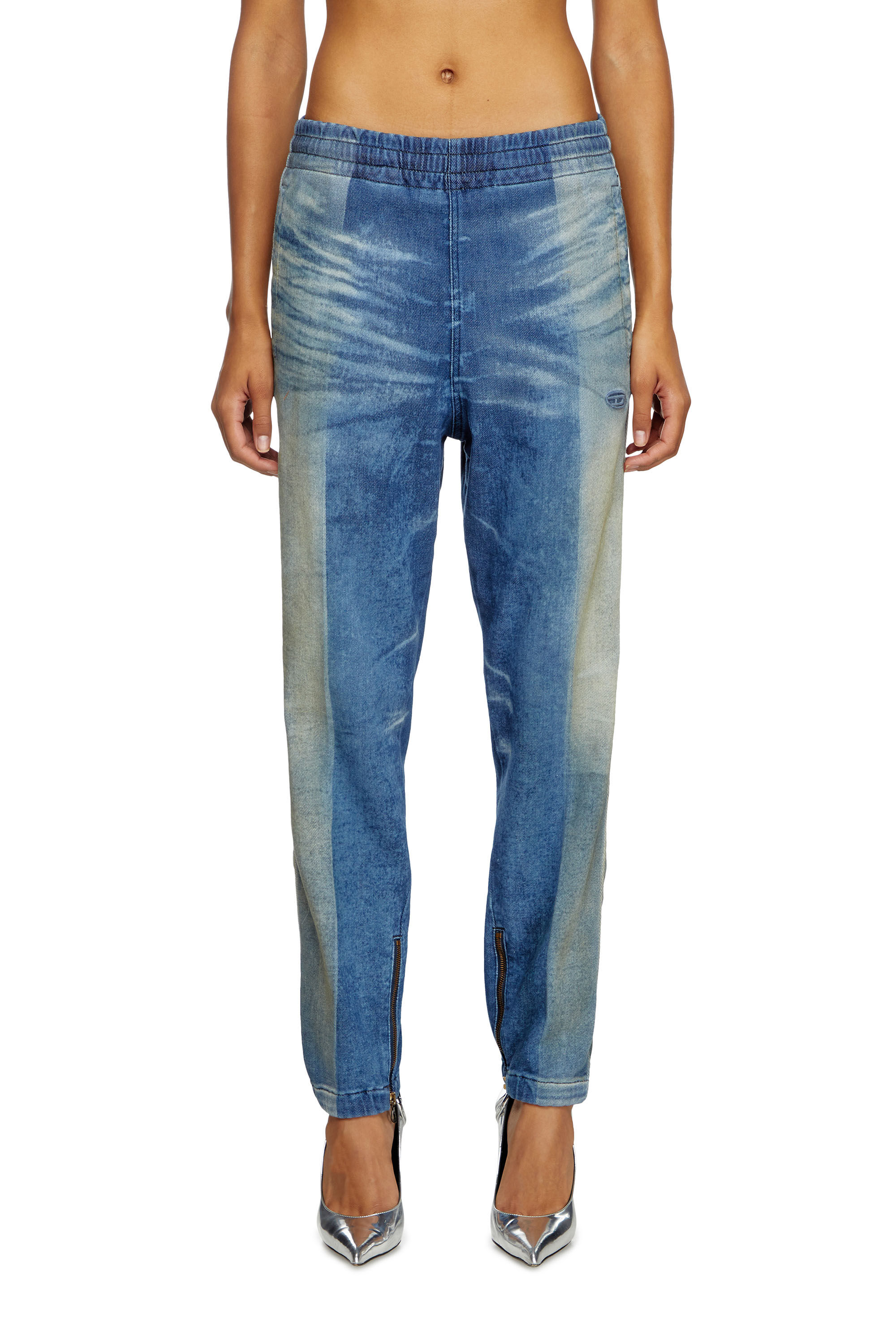 Diesel - Unisex Tapered D-Larry 09L05, Blu medio - Image 3