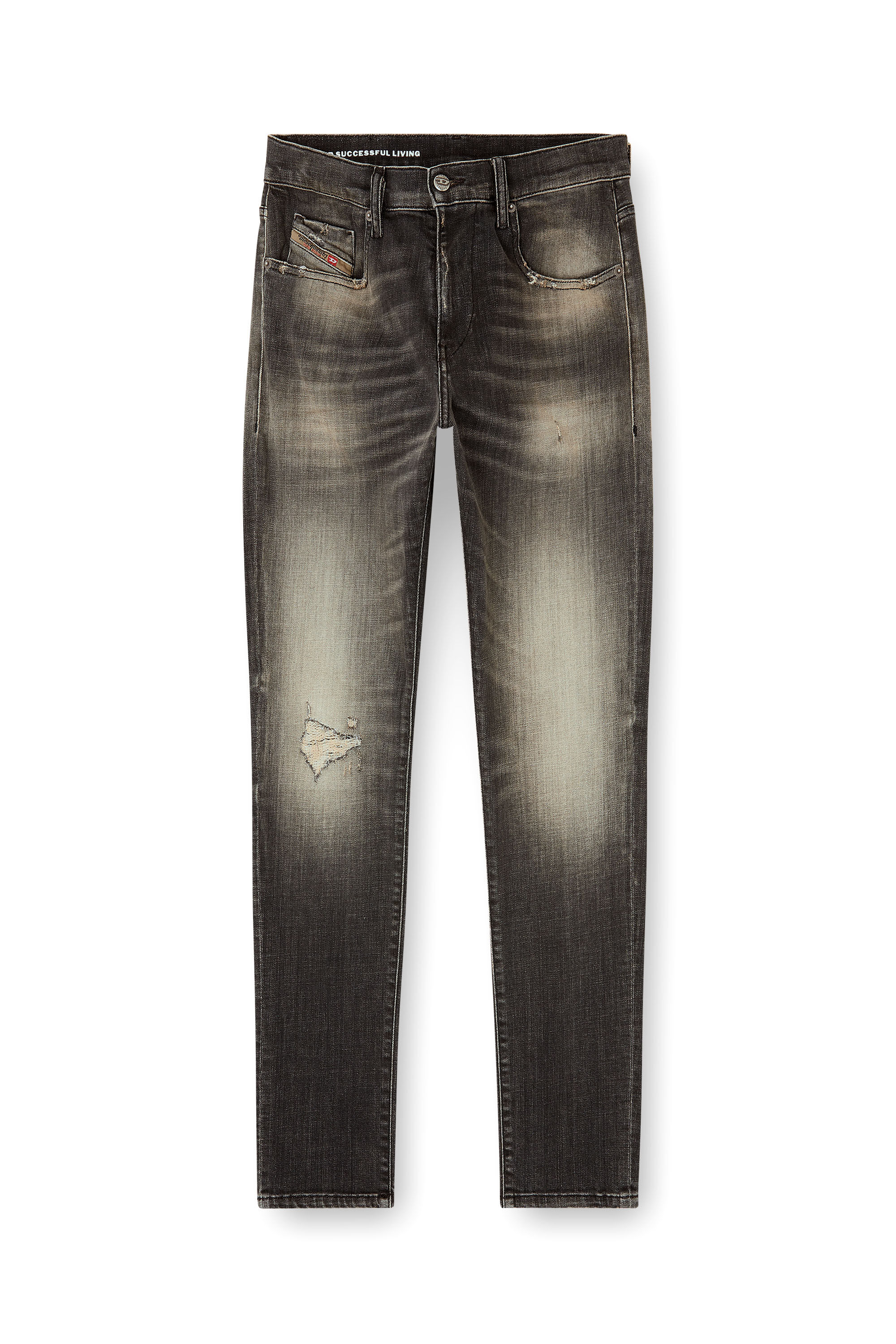 Diesel - Herren Slim Jeans 2019 D-Strukt 09N59, Grau - 4