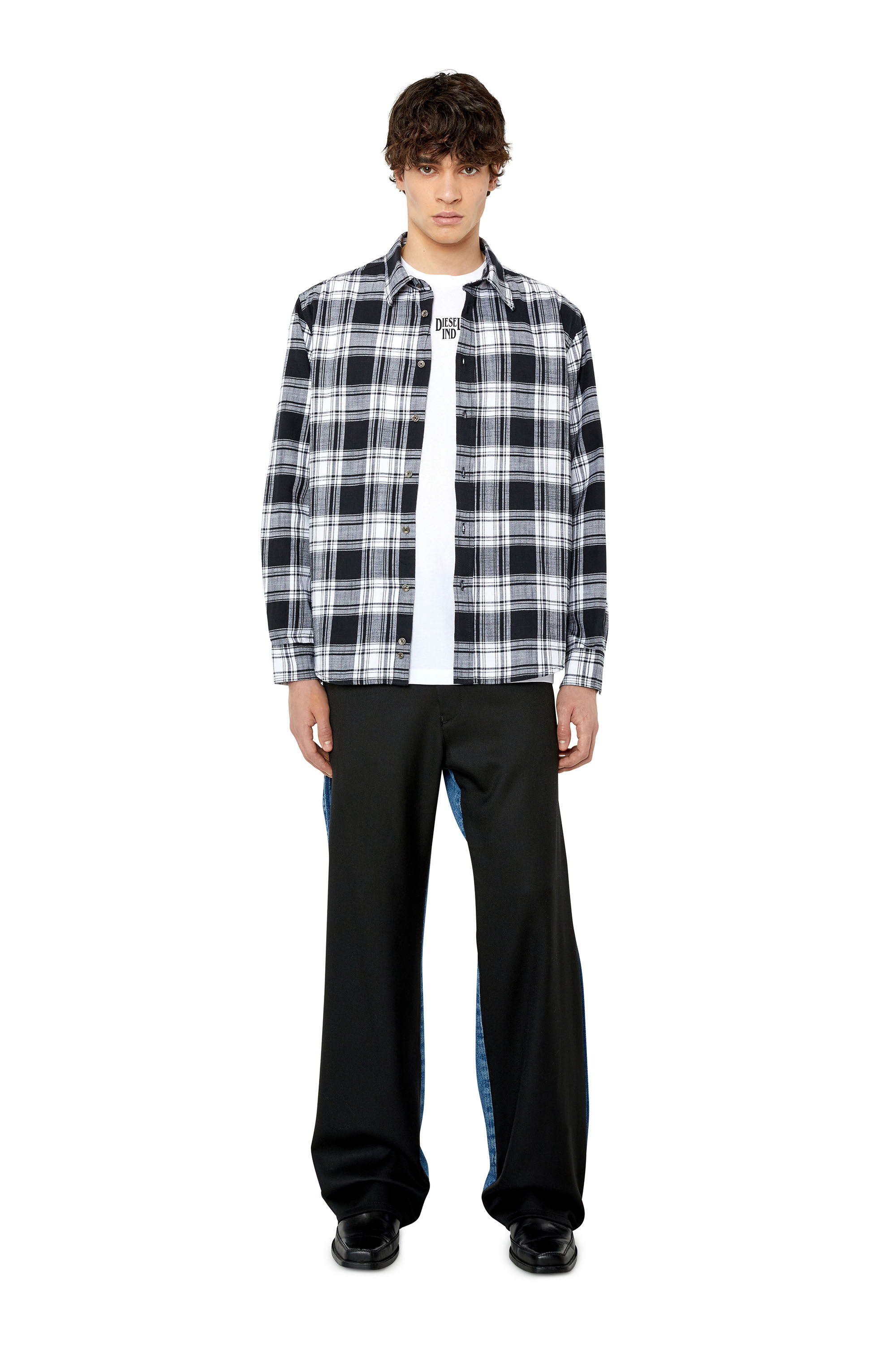 Diesel - S-UMBE-CHECK-N, Black/White - Image 1