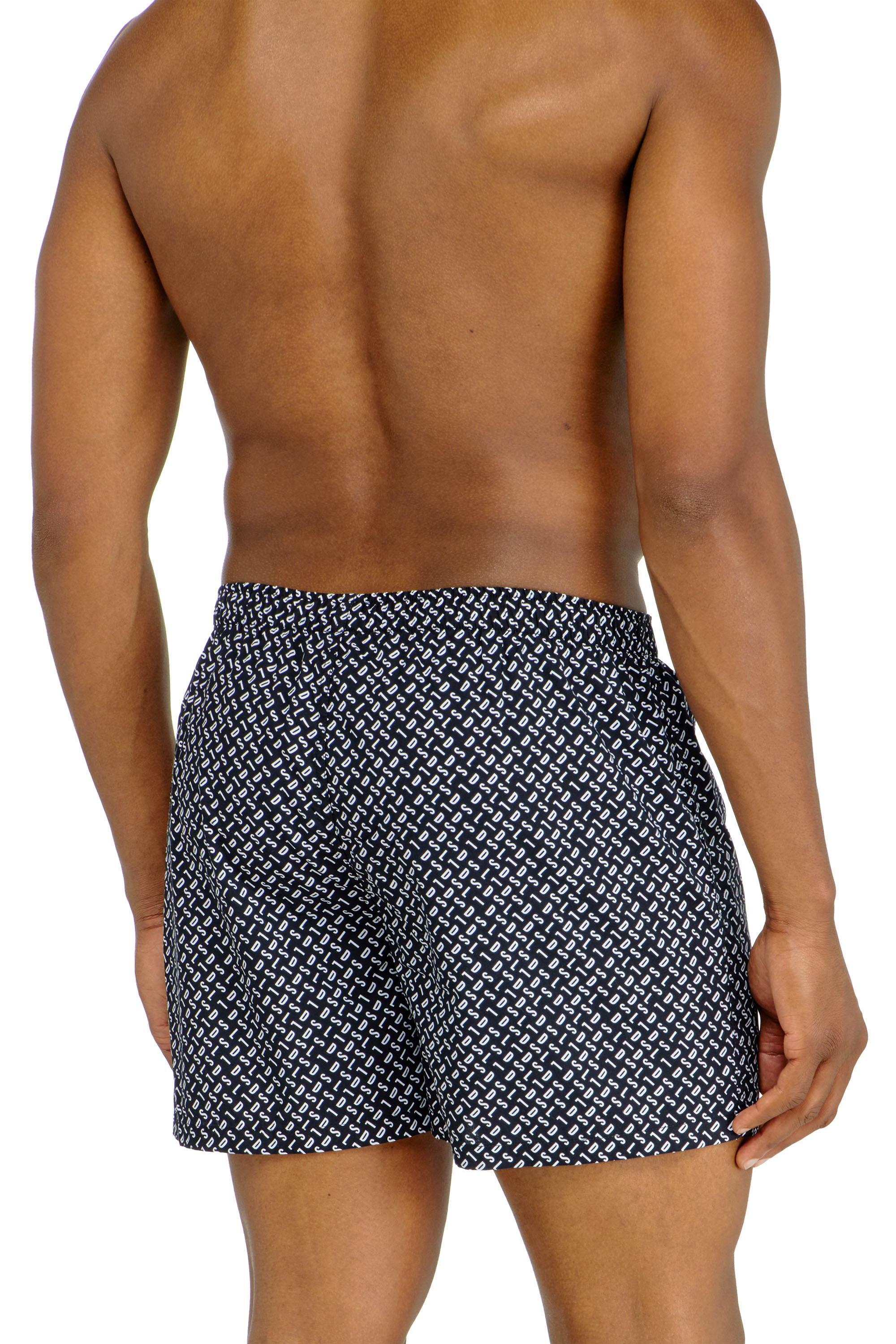 Diesel - RYAN-D-CORE-3PACK, Herren Boxershorts aus Baumwolle mit unifarbenem und all-over DSL-Print im Dreierpack in Bunt - 3