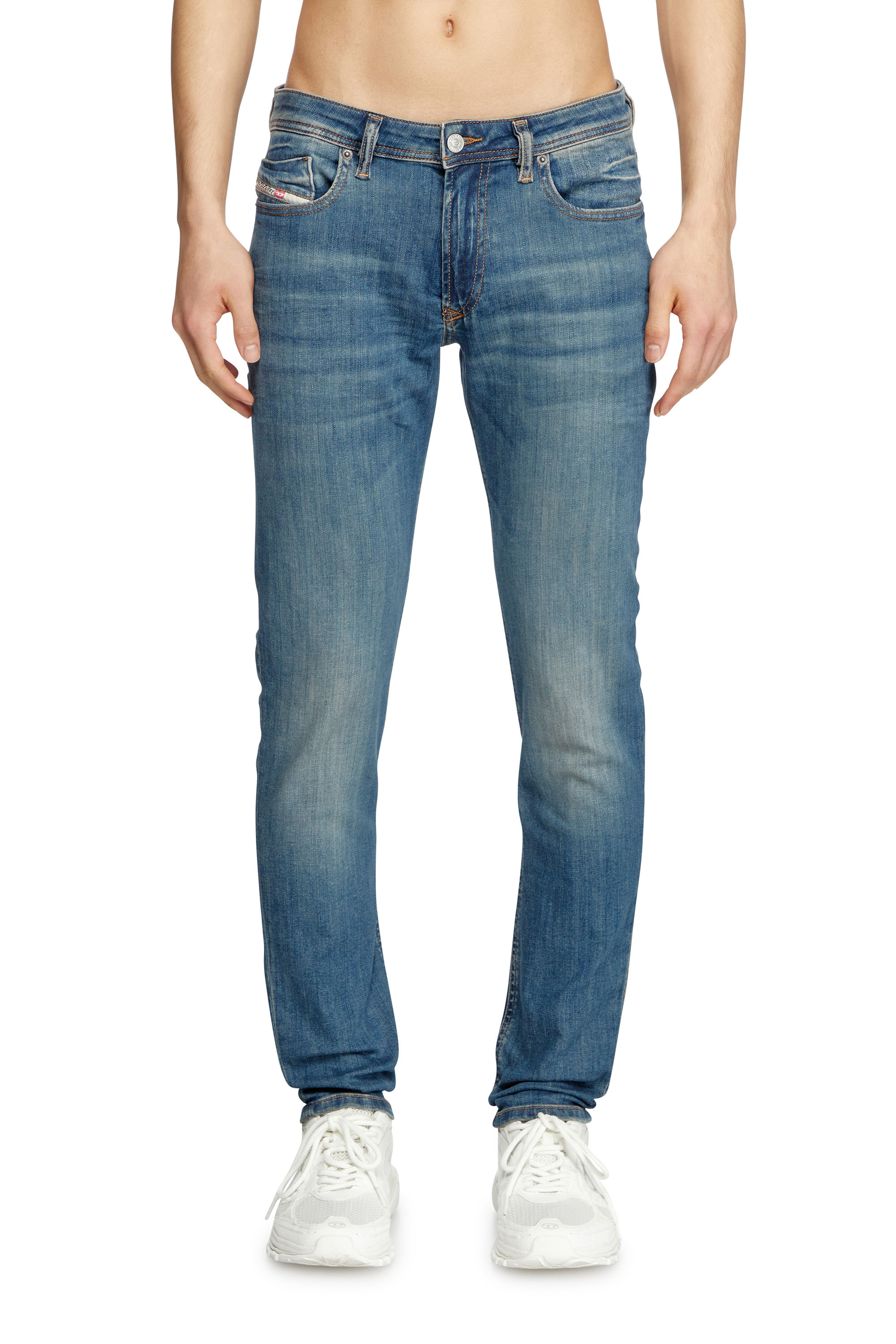 Skinny Jeans 1979 Sleenker 0BMBT, Bleu moyen Diesel - Skinny Jeans 1979 Sleenker 0BMBT Homme, Bleu moyen - Image 3