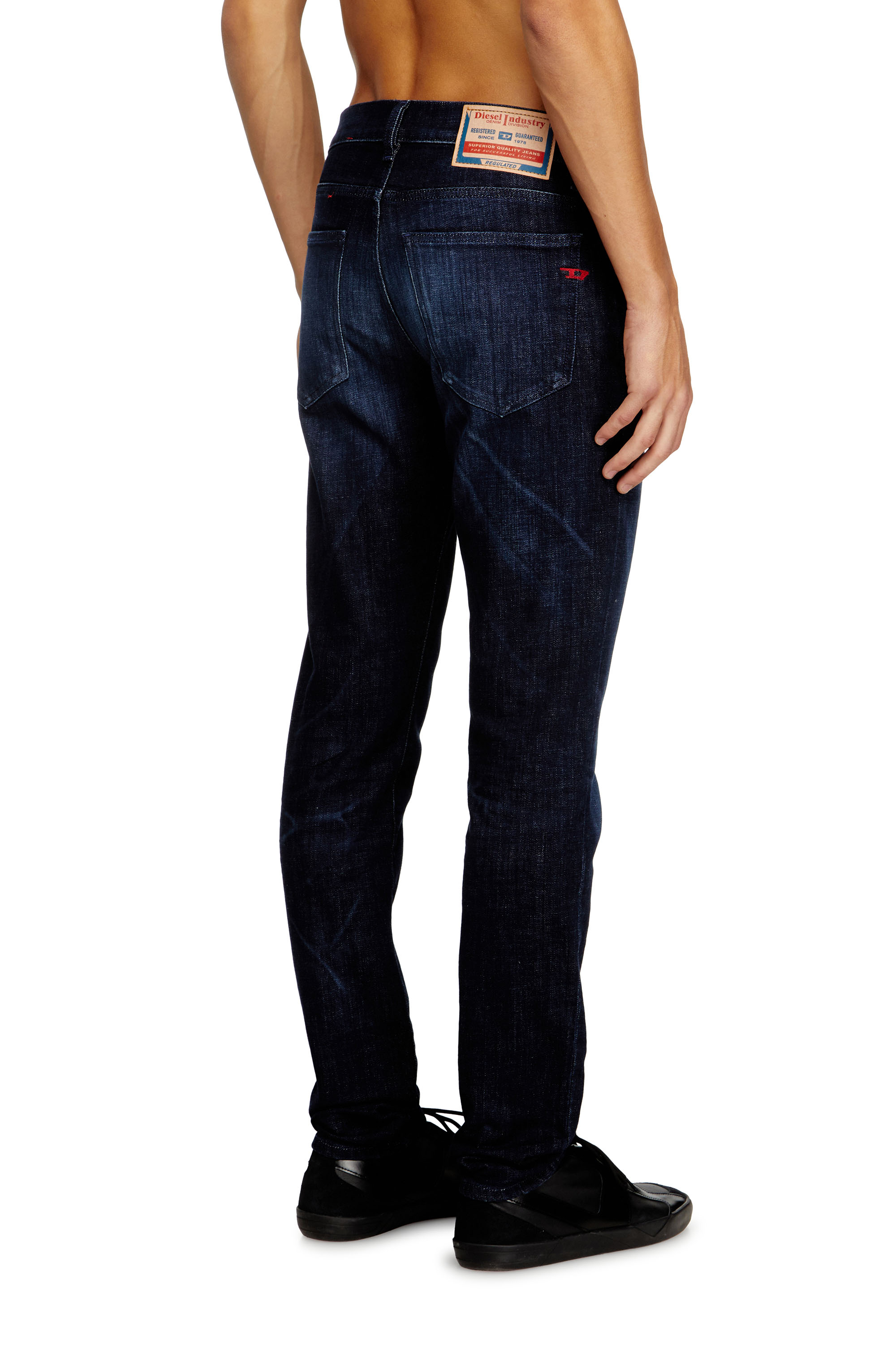 Diesel - Slim Jeans 2019 D-Strukt 0ADBL Homme, Bleu Foncé - Image 4
