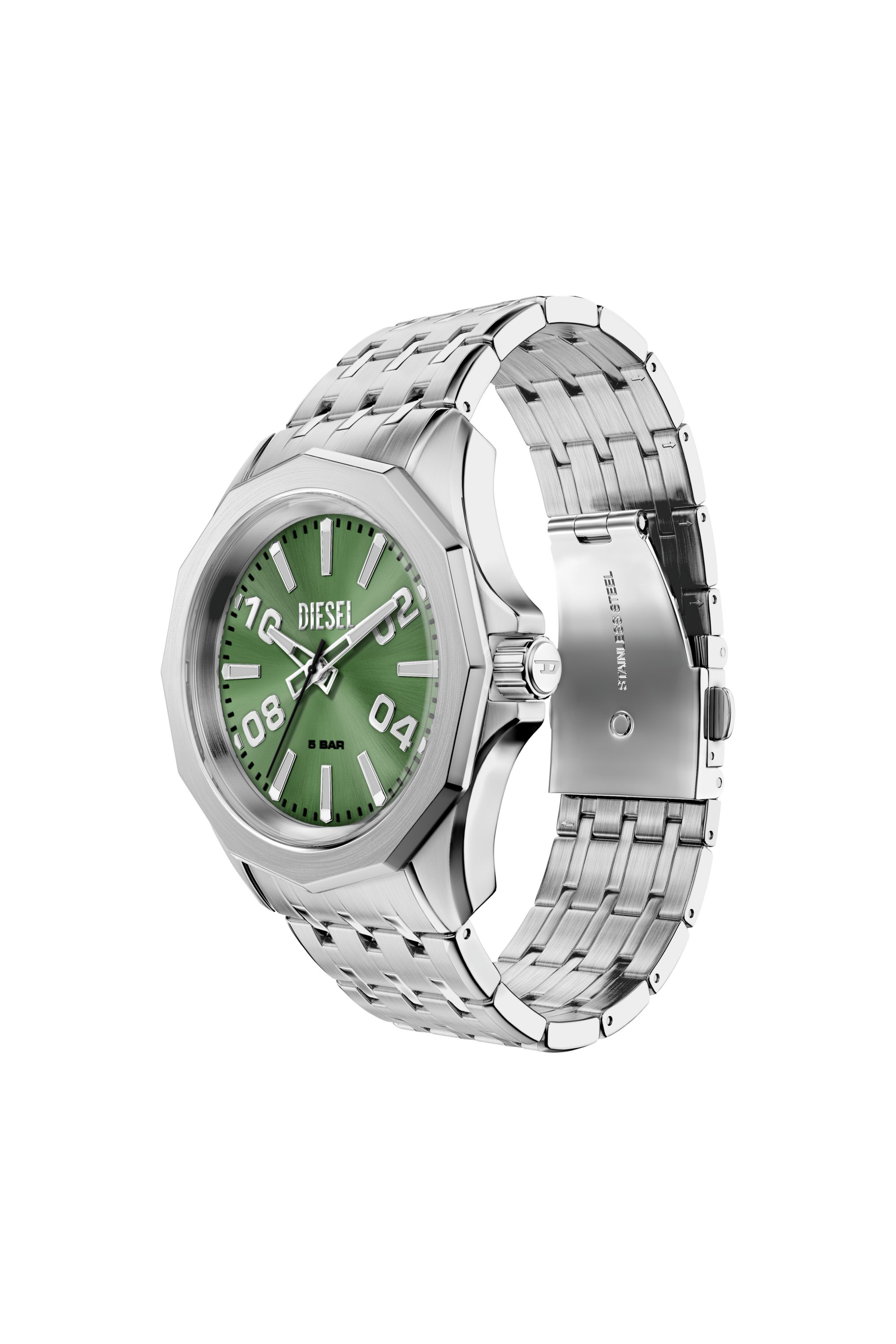 Diesel - DZ2237 WATCH, Herren Stinger Edelstahl-Uhr in Silber - 4