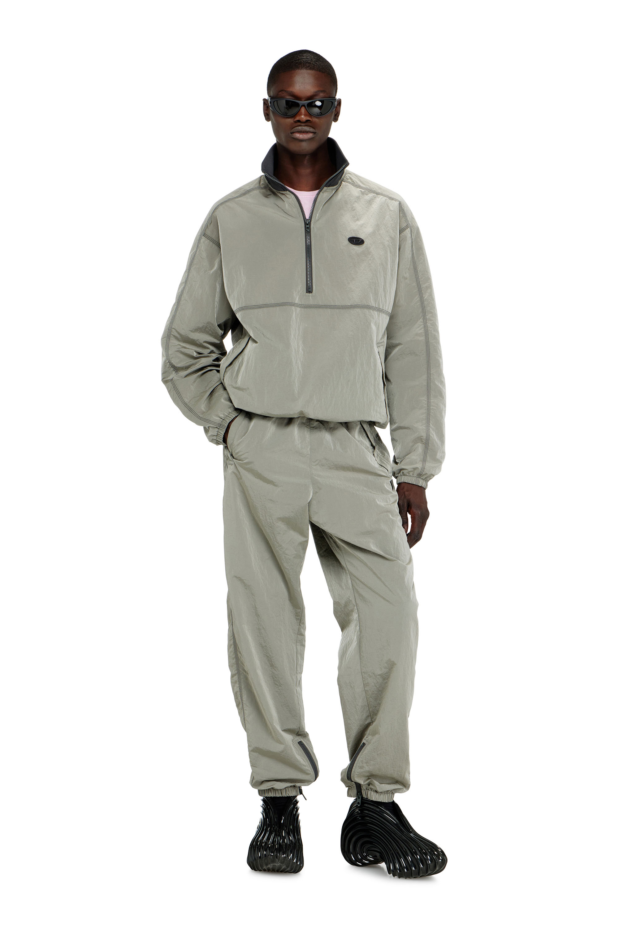 Diesel - MELISSA QUANTUM SNEAKERS X, Sneaker slip-on in Melflex&reg; Unisex in Nero - 3