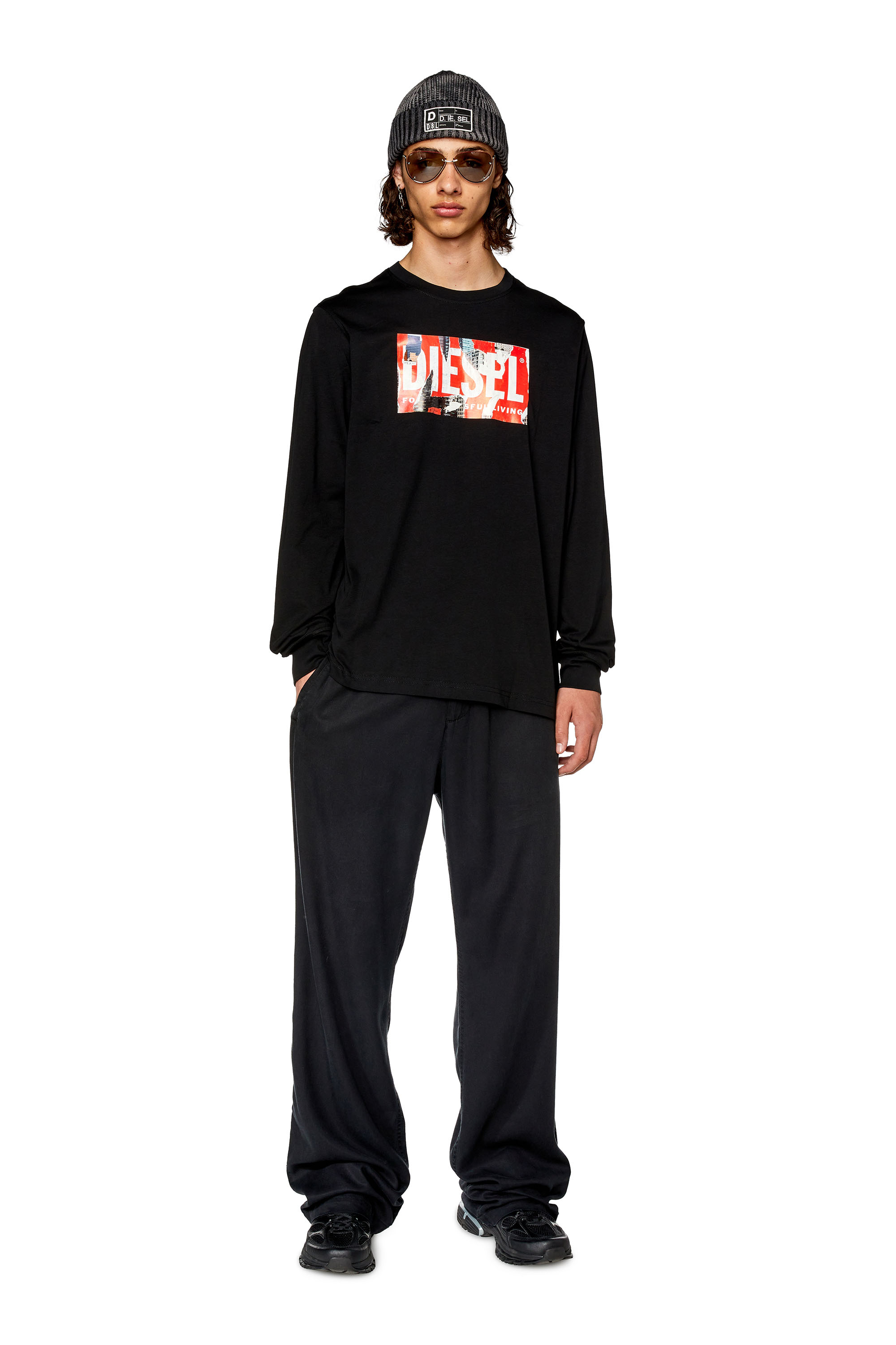Diesel - T-JUST-LS-L6, Nero - Image 2