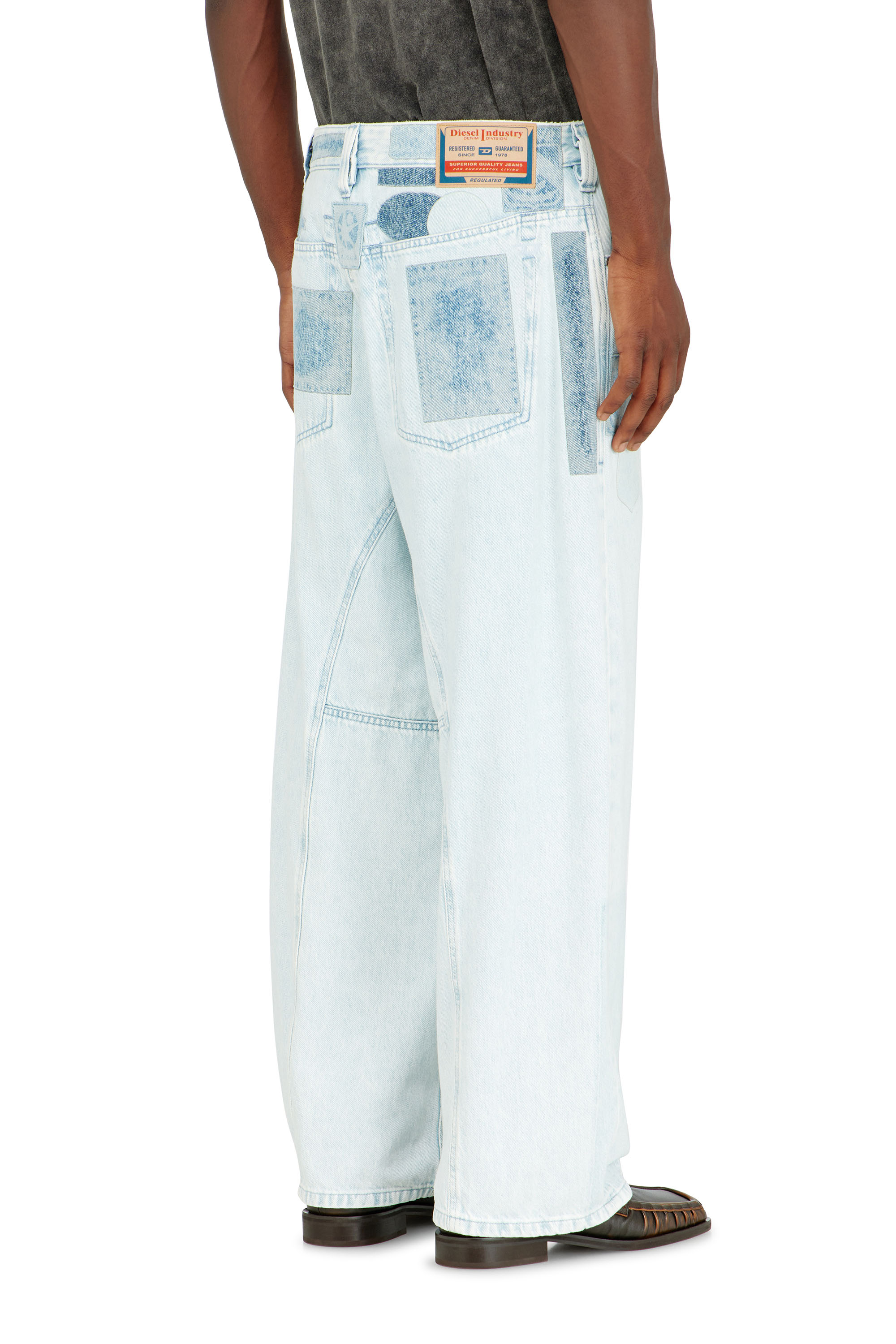 Diesel - Relaxed Jeans 1997 D-Enim-M 0IFBQ Unisex, Blu Chiaro - Image 5