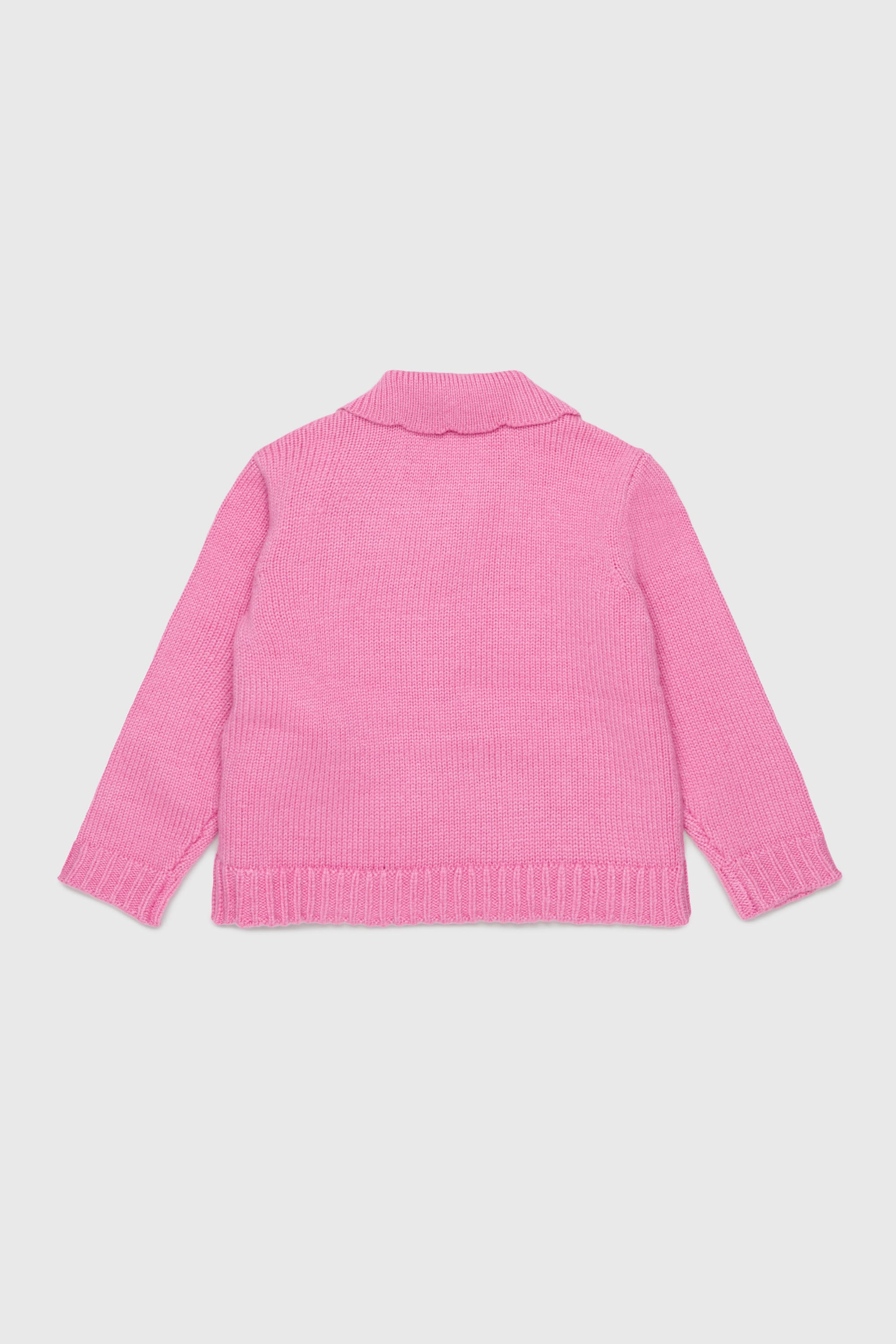 Diesel - KSCALOB, Cardigan in cachemire con colletto smerlato Donna in Rosa - 2
