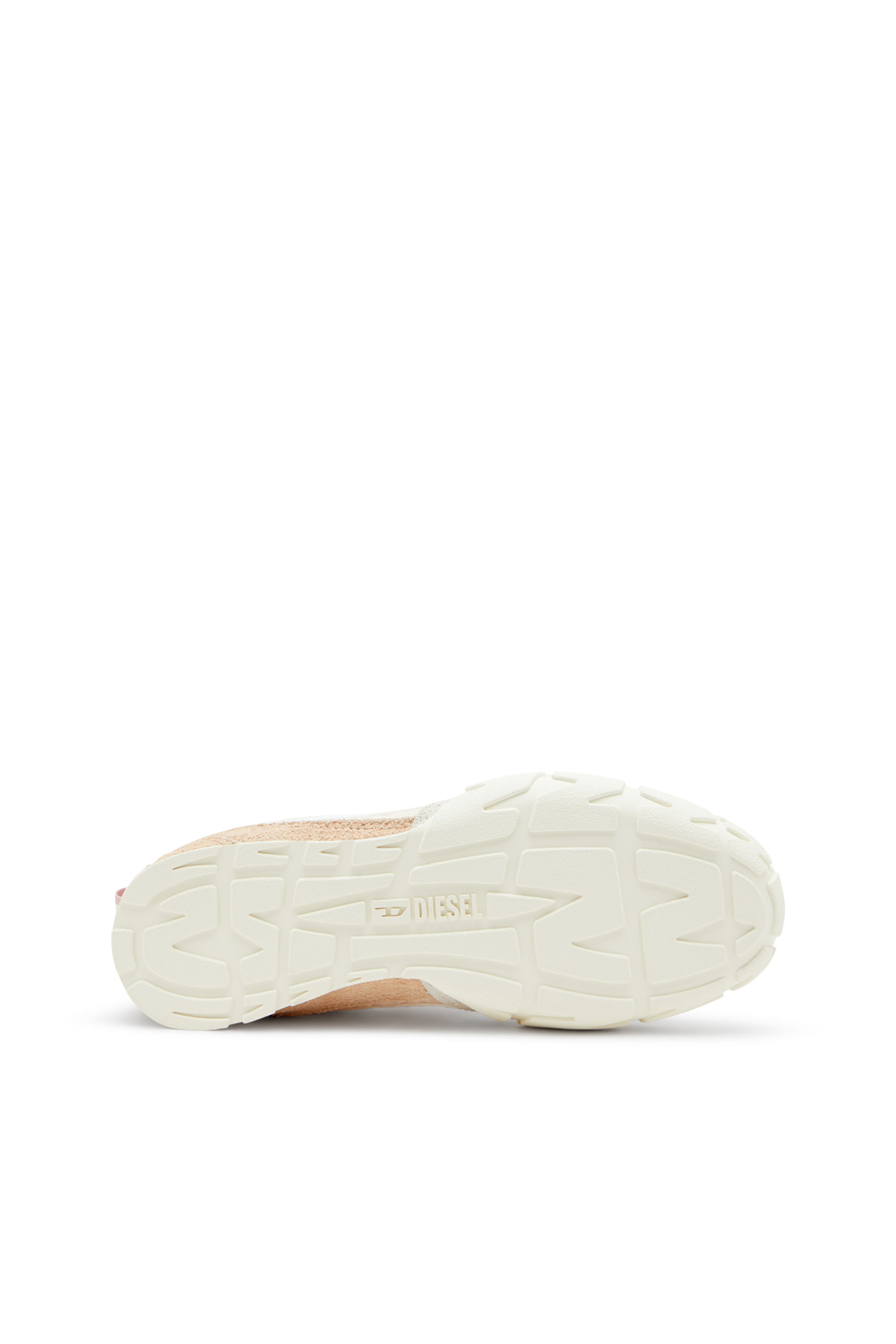 Diesel - S-PAGODHA LOW W, S-Pagodha-Sneaker in pelle, suede e ripstop Donna in Beige - 5
