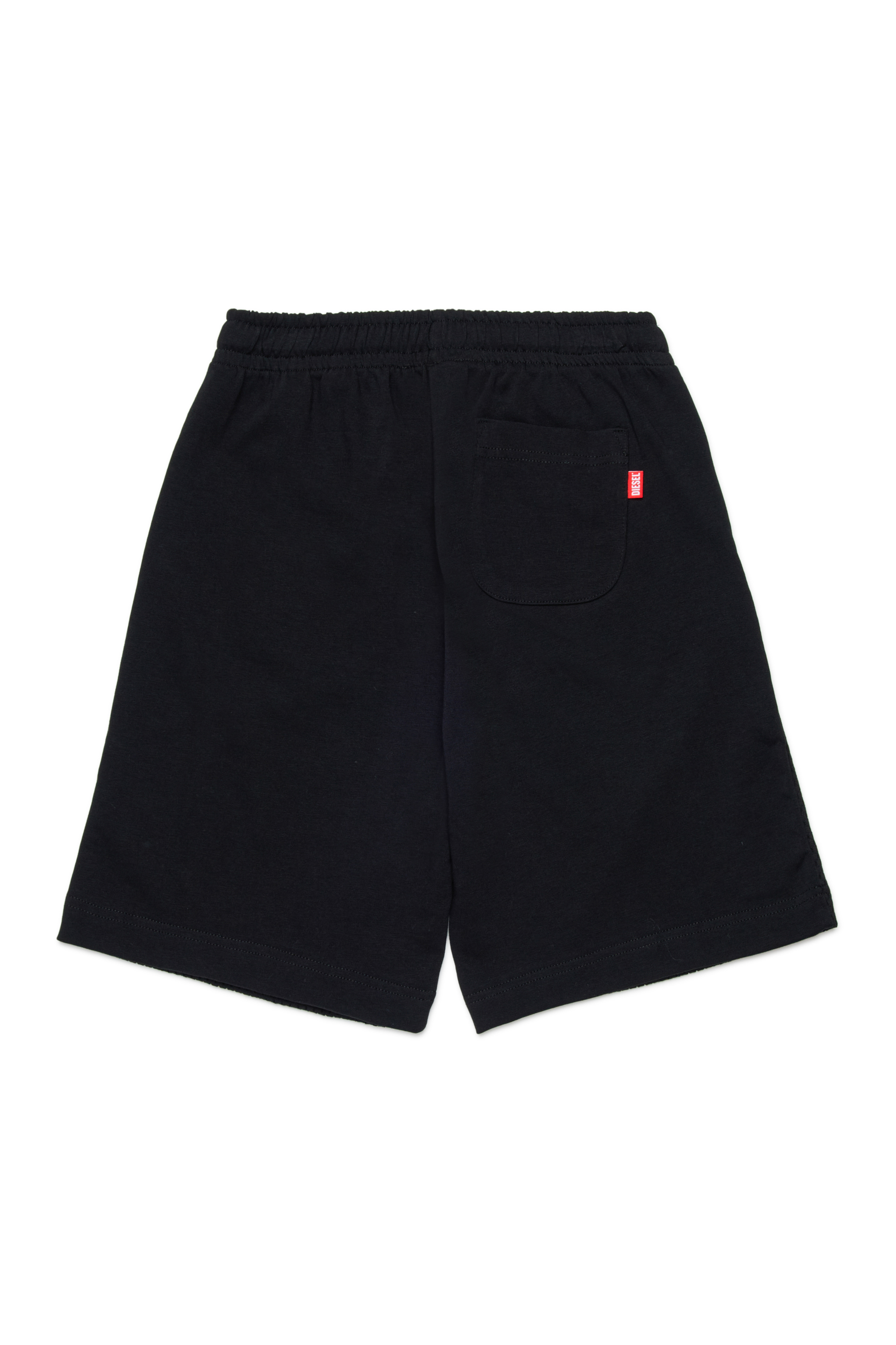 Diesel - PMESH, Herren Bermuda-Shorts aus Baumwollmesh in Schwarz - 2