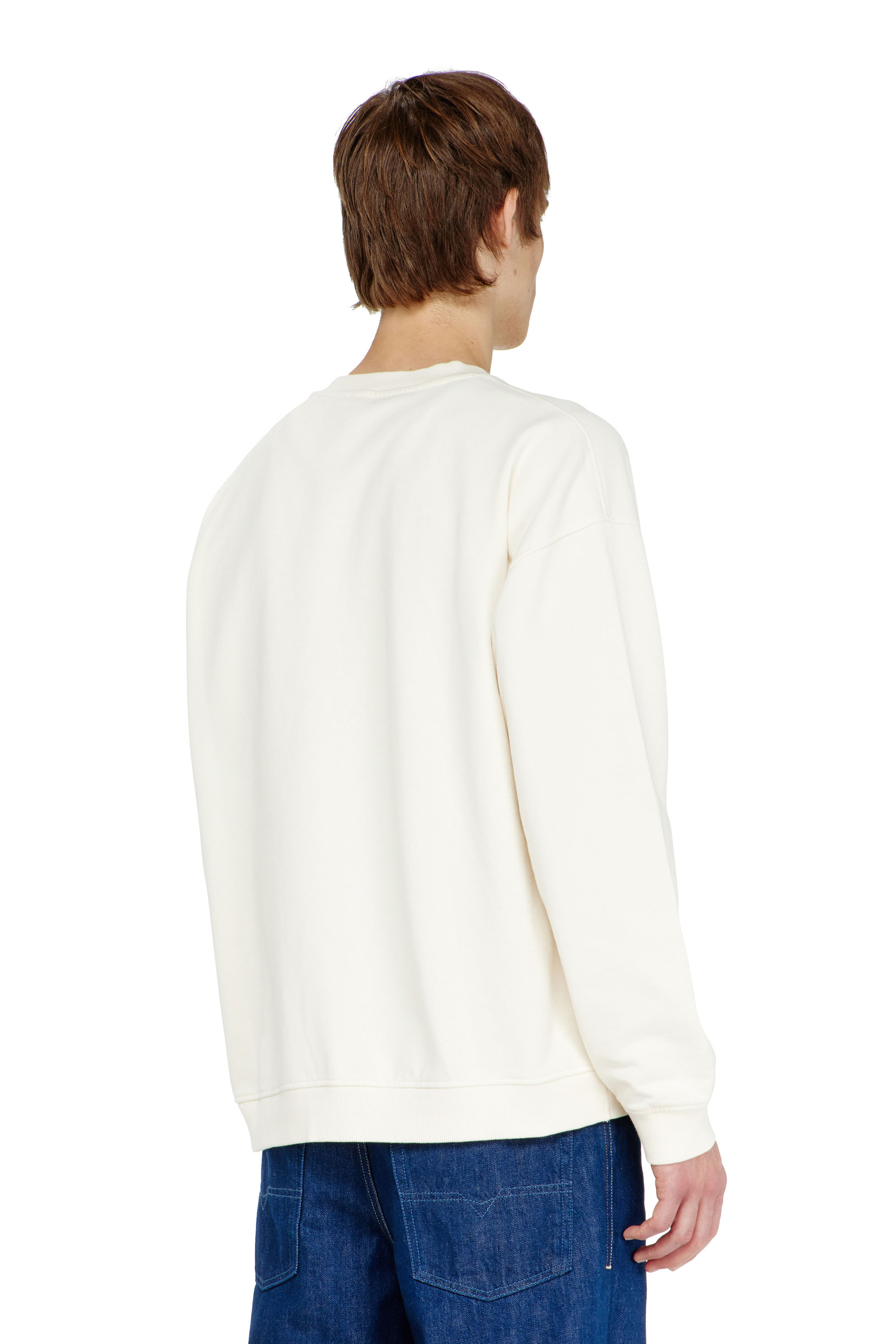 Diesel - S-BOXT-N5, Sweat-shirt en coton avec D ovale floqu&eacute; Homme in ToBeDefined - 4