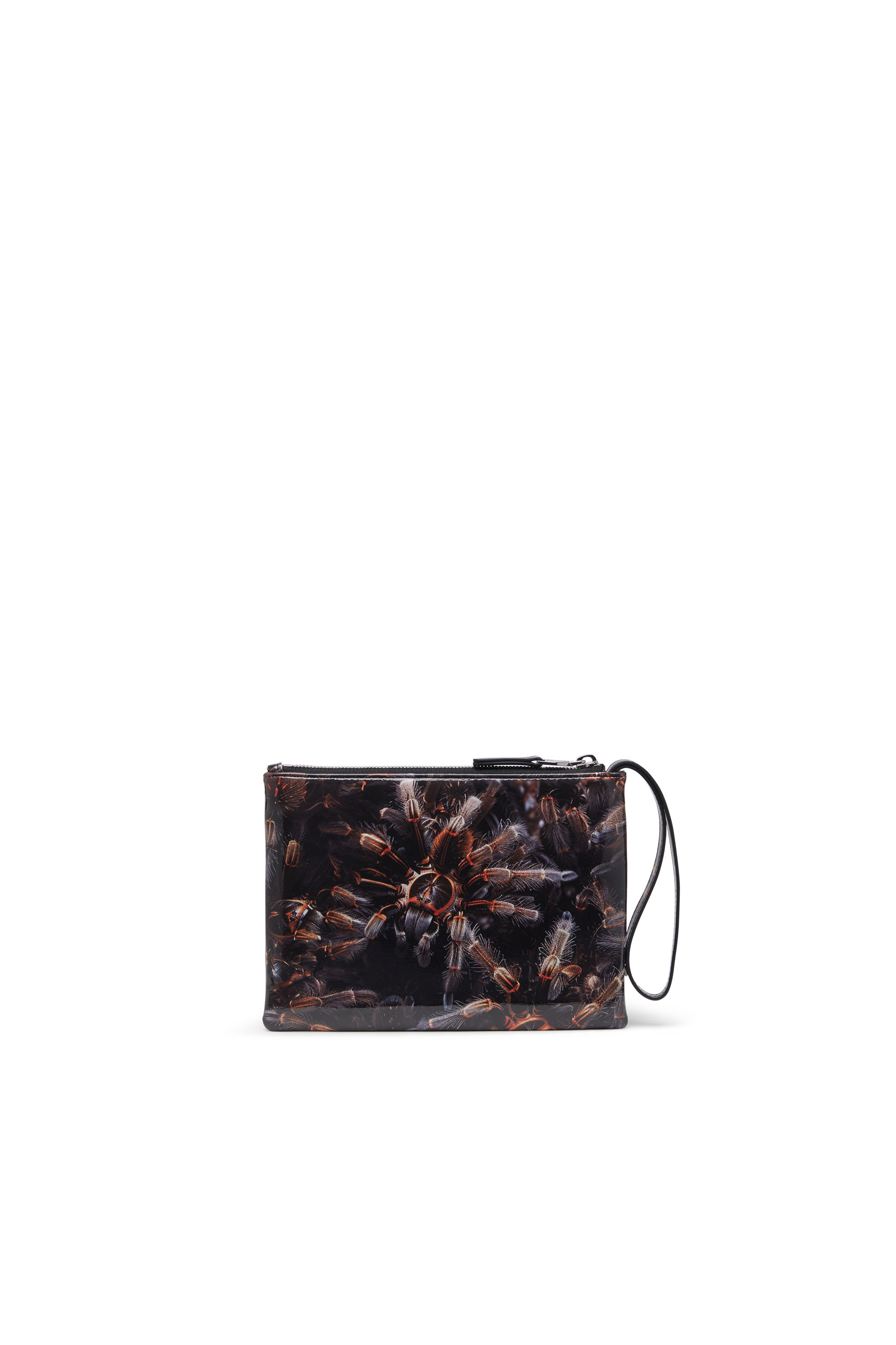 Diesel - PLAY POUCH II, Pouch in PU lucido stampato Donna in Nero - 2