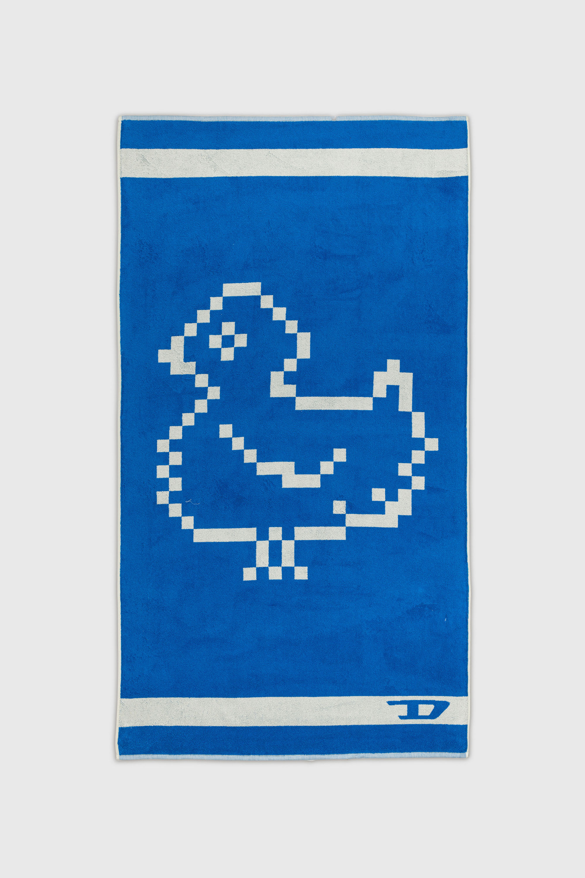 Diesel - 1018134  PIXEL TOYS 1 GREY/BLUE TOWEL, Telo in spugna 100x180 cm Unisex in Blu - 1