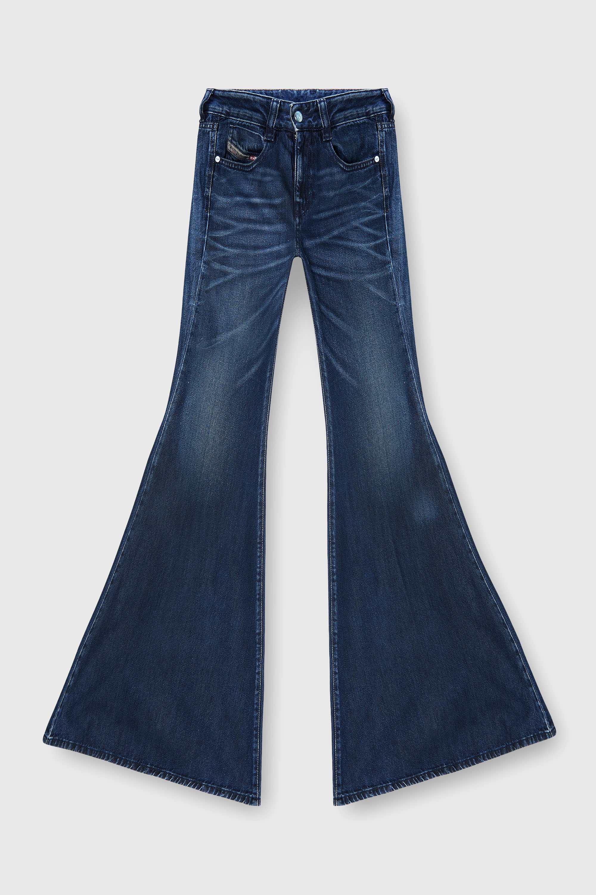 Diesel - Flare Jeans 1970 D-Bleess 09N21 Donna, Blu Scuro - Image 2
