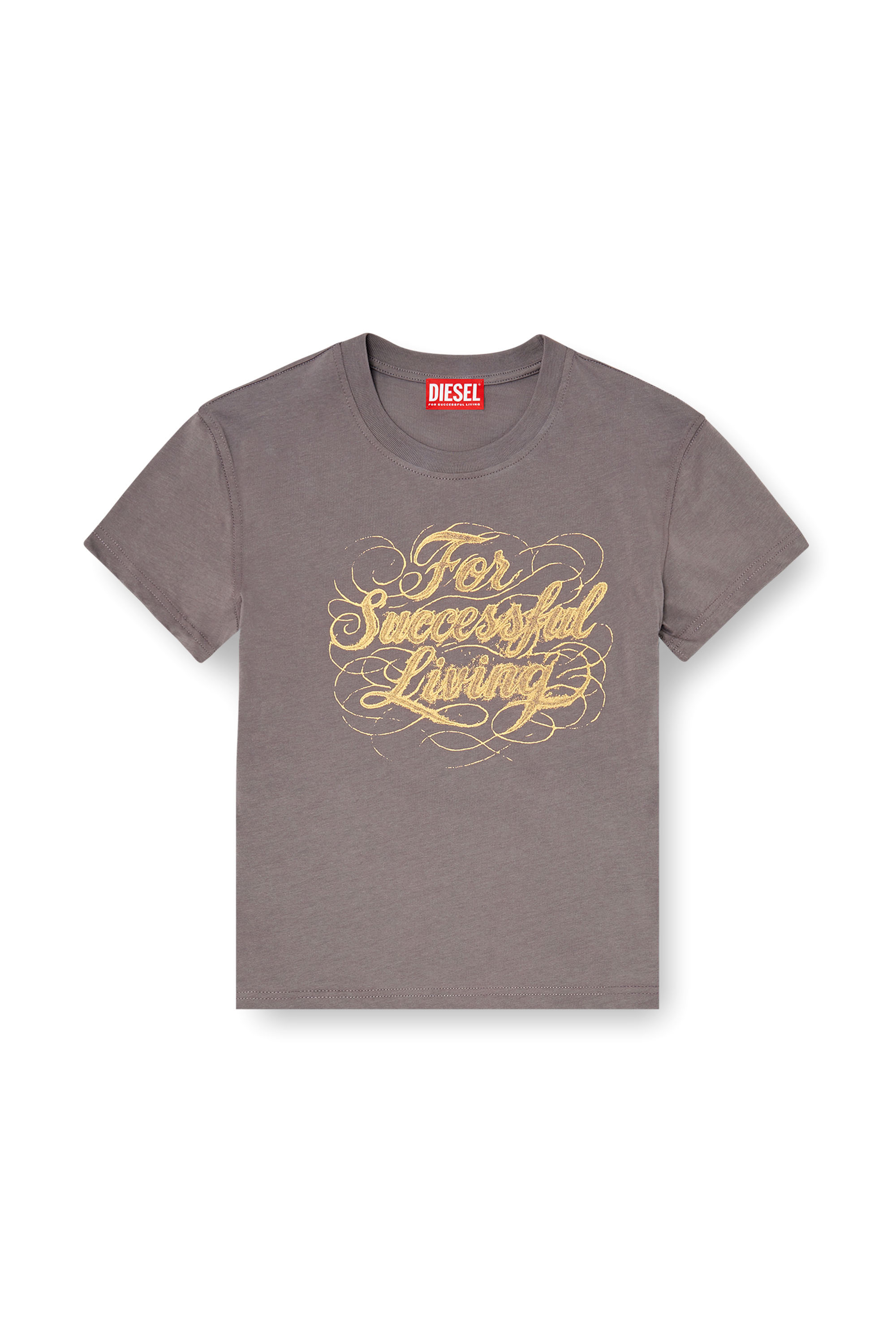Diesel - T-ILA-AA4, T-shirt con stampa logo Donna in ToBeDefined - 2
