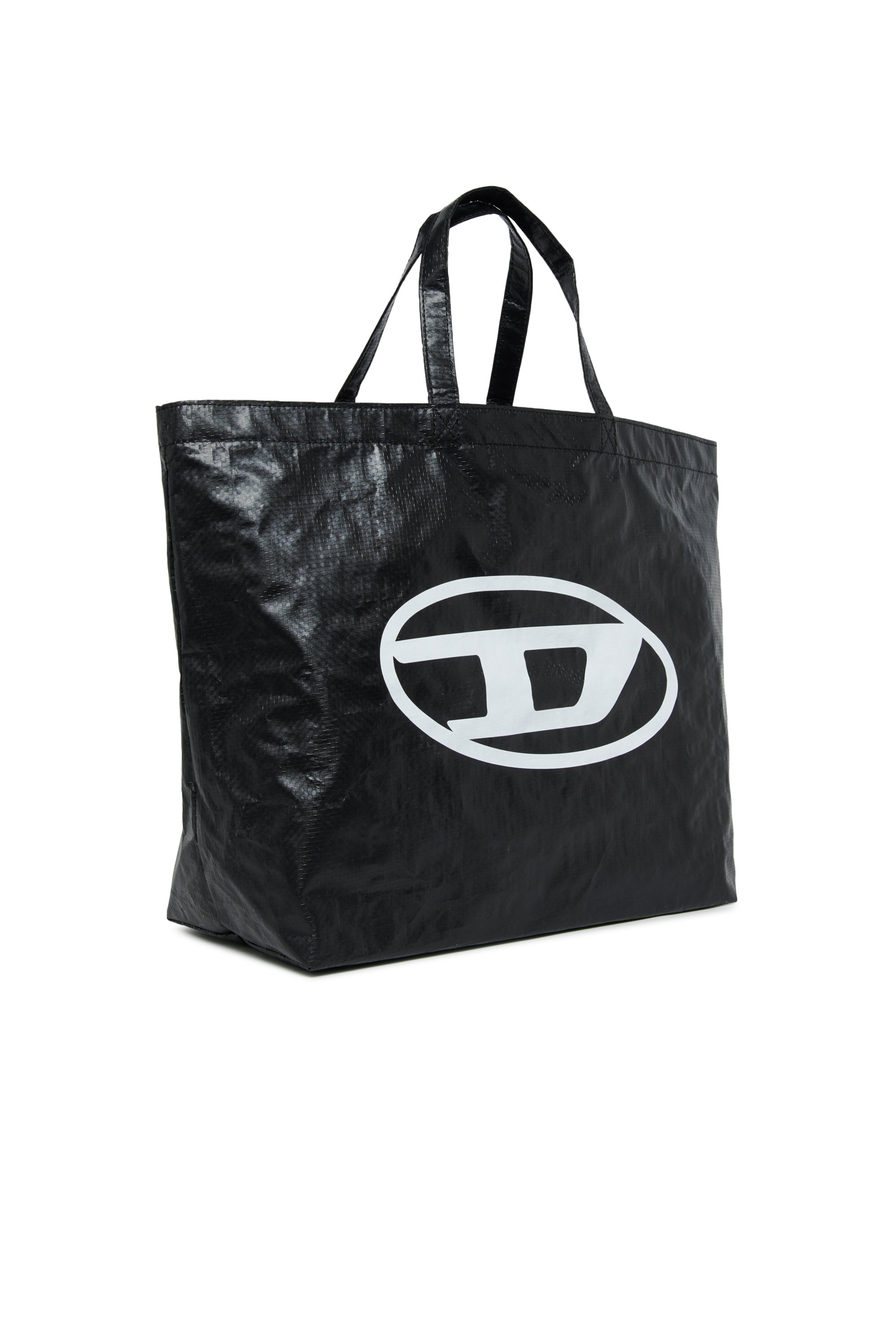 Diesel - WRITTEN, Sac de plage avec imprimé Oval D Femme in Noir - 3