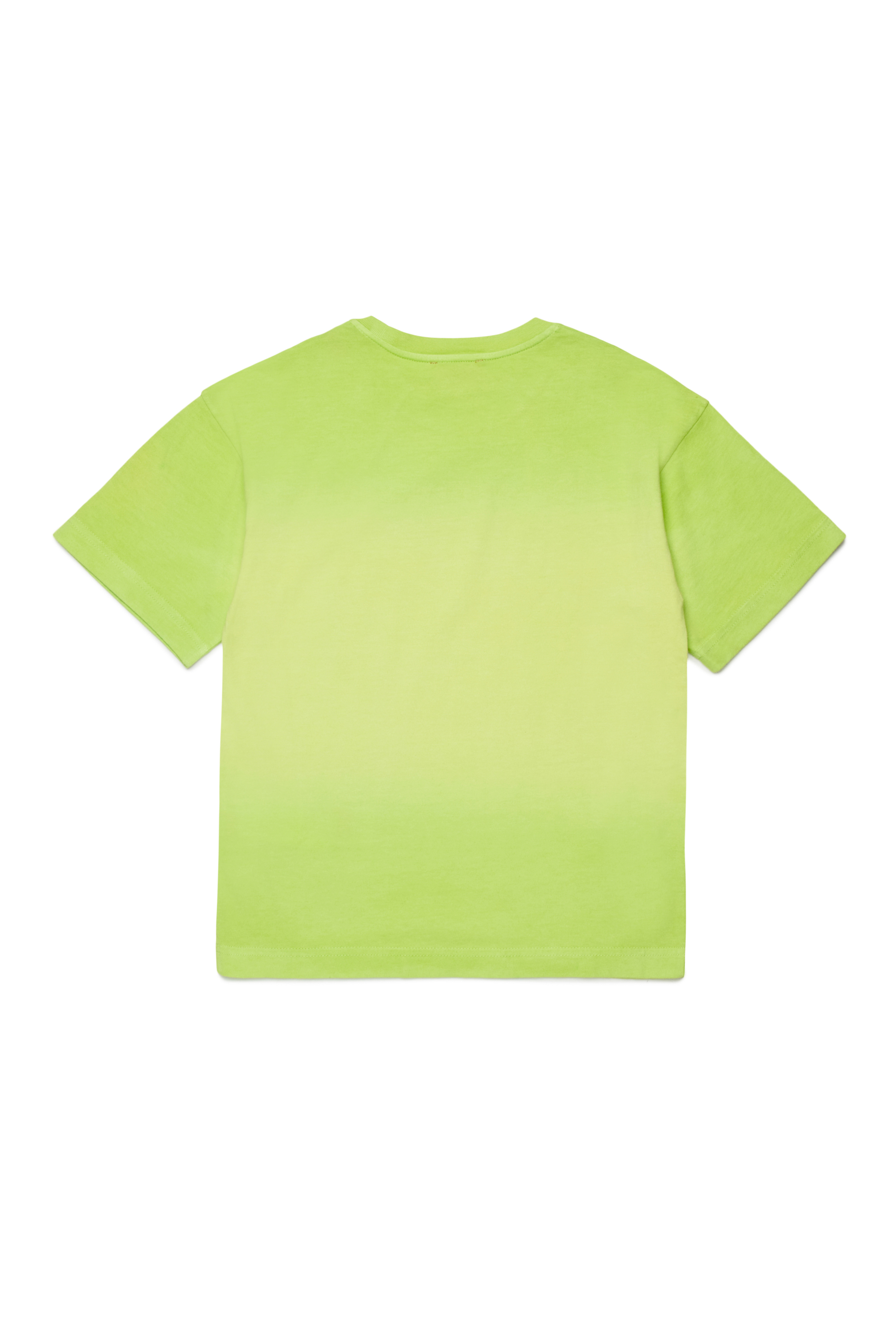 Diesel - TSHADE OVER, T-shirt in cotone con lavaggio sfumato Uomo in Verde - 2