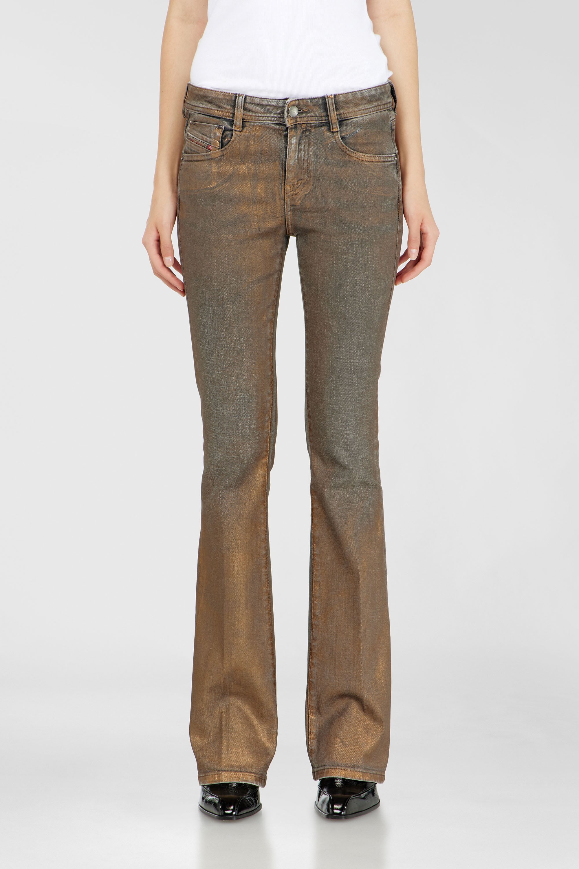 Diesel - Damen Bootcut Jeans 1969 D-Ebbey 09Q38, Braun - 1