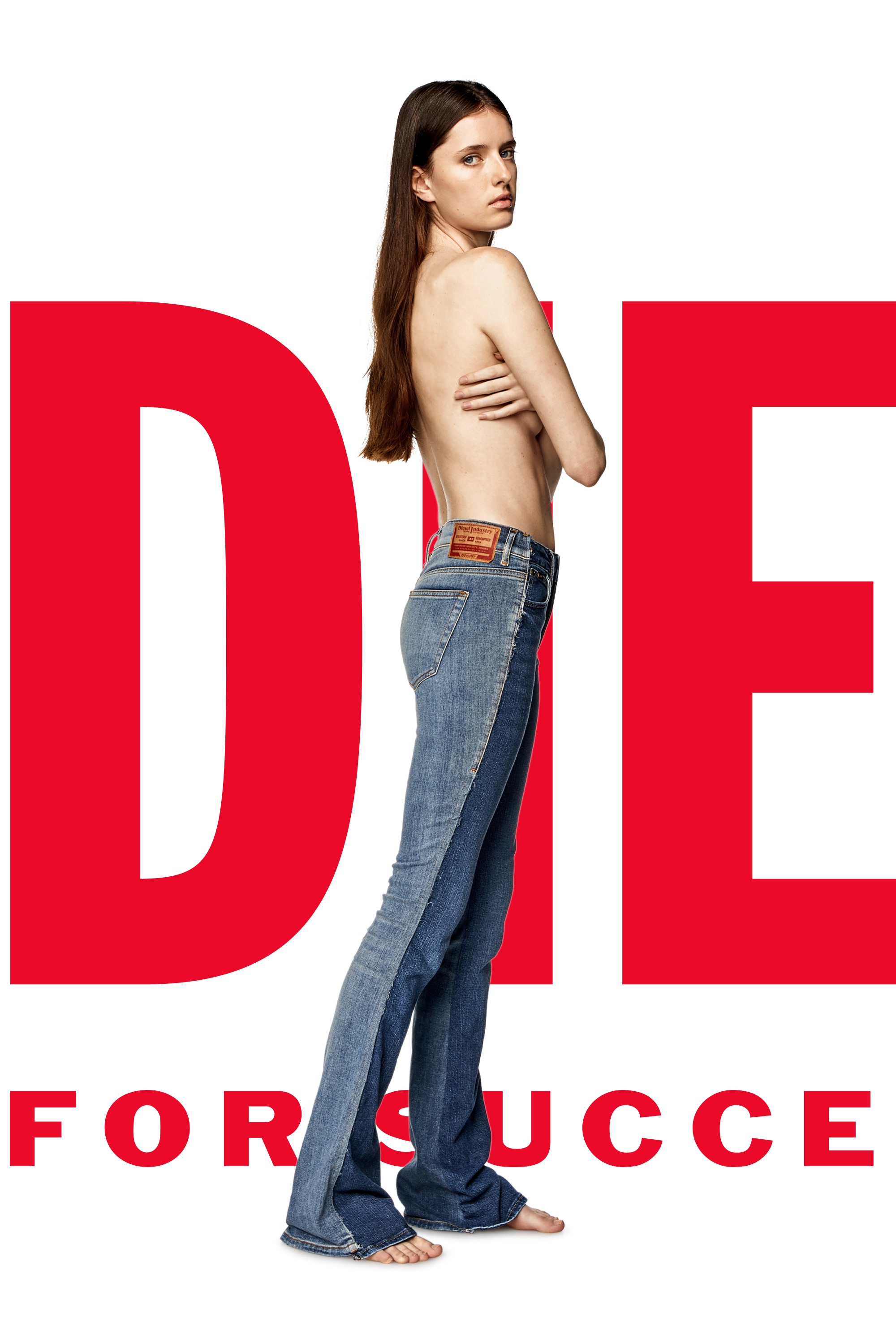 Diesel - Bootcut and Flare Jeans Dieseloves 02 09K46, Mittelblau - Image 6