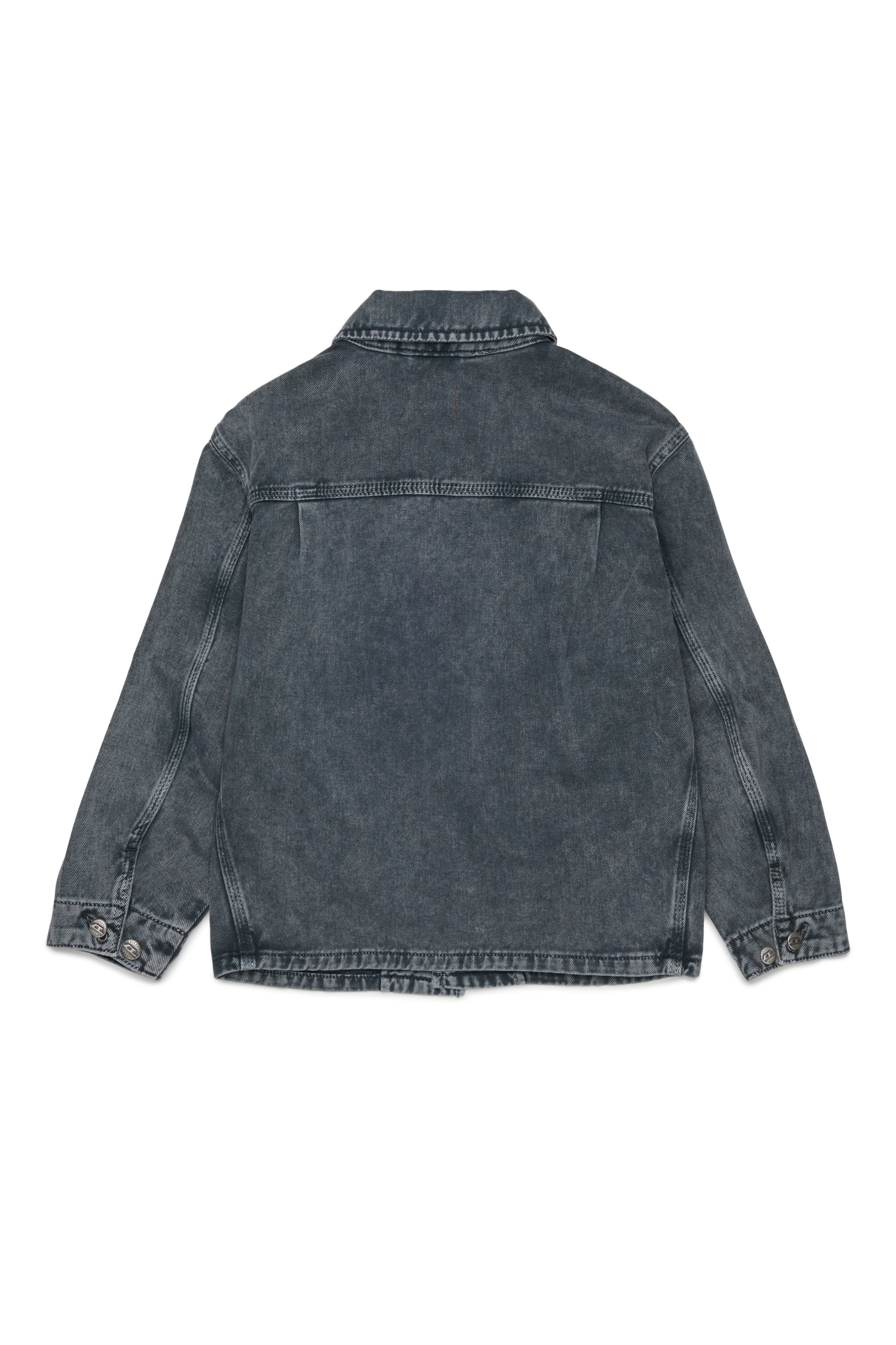 Diesel - JSTACK, Herren Arbeitshemdjacke im Workwear-Stil in Dunkelgrau - 2
