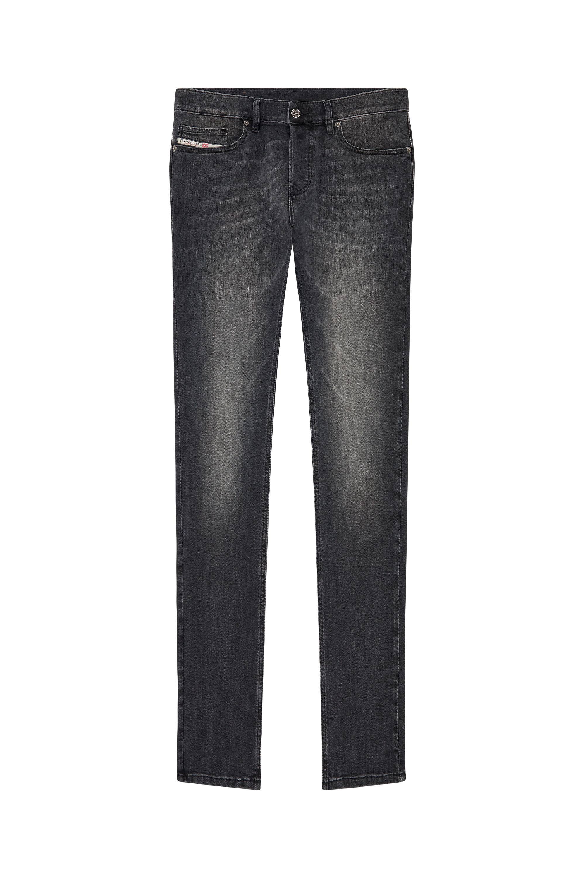 Diesel - D-Luster 0IHAV Slim Jeans, Nero/Grigio scuro - Image 6