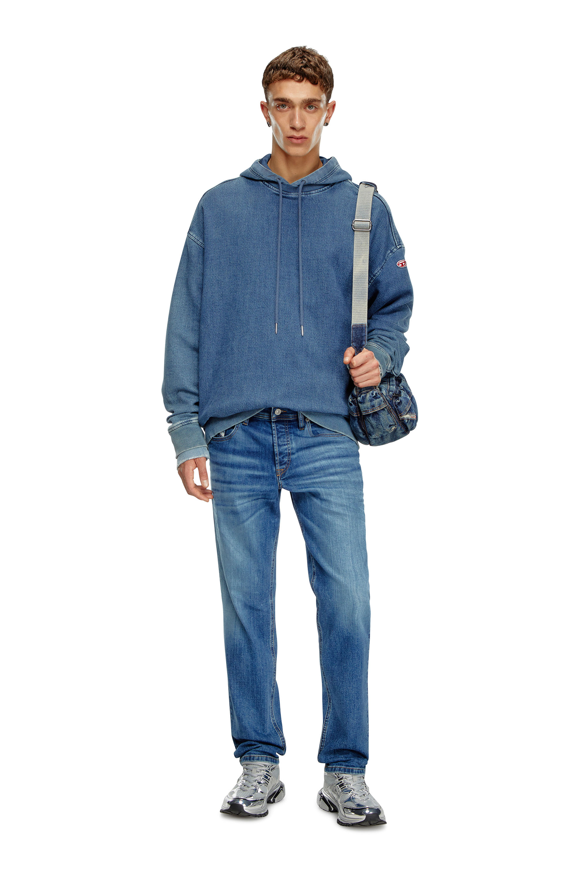 Diesel - Homme Tapered Jeans 2023 D-Finitive 0GRDP, Bleu moyen - Image 2