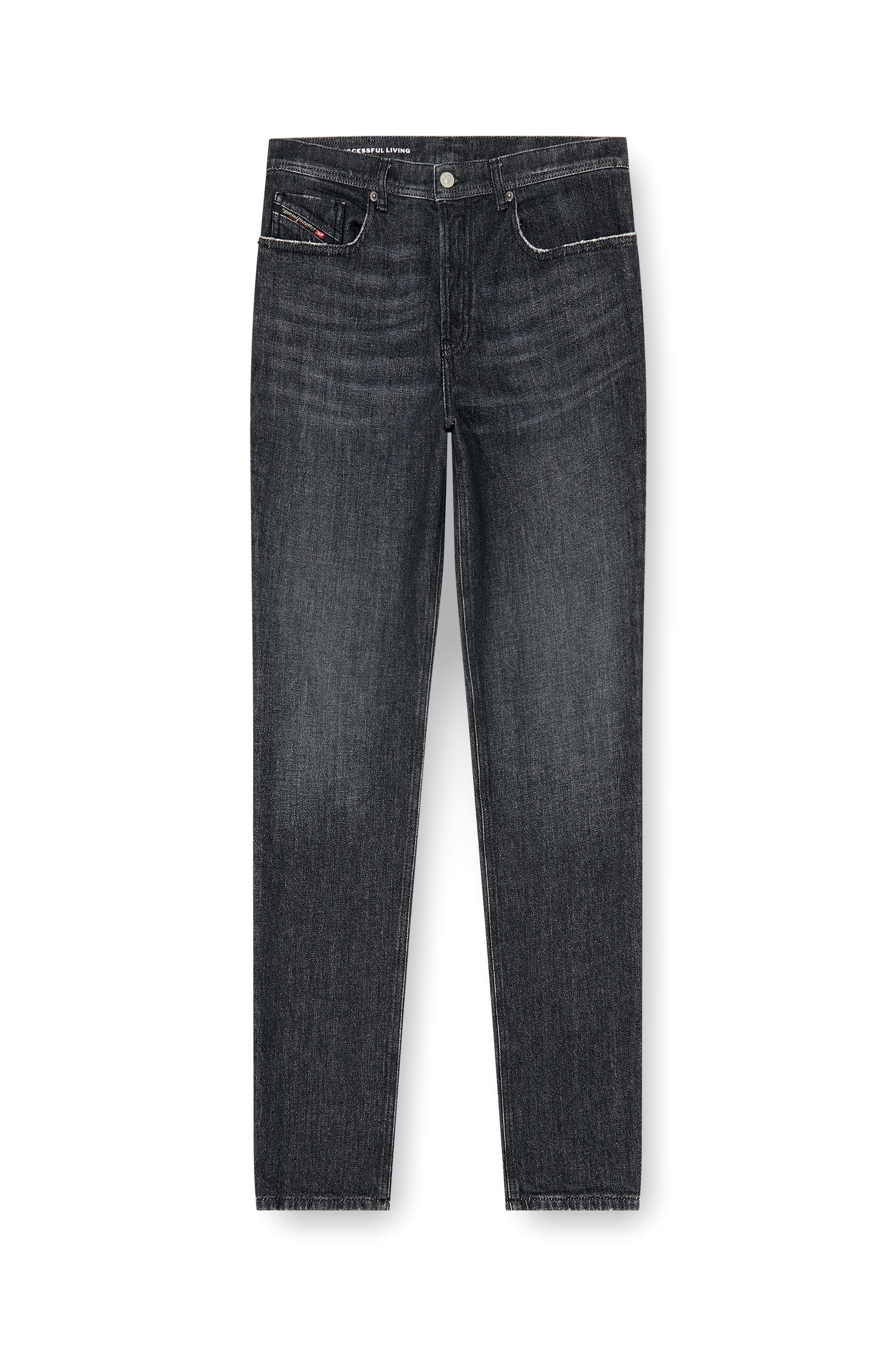 Diesel - Herren Regular Jeans 2023 D-Finitive 09P79, Schwarz/Dunkelgrau - 6