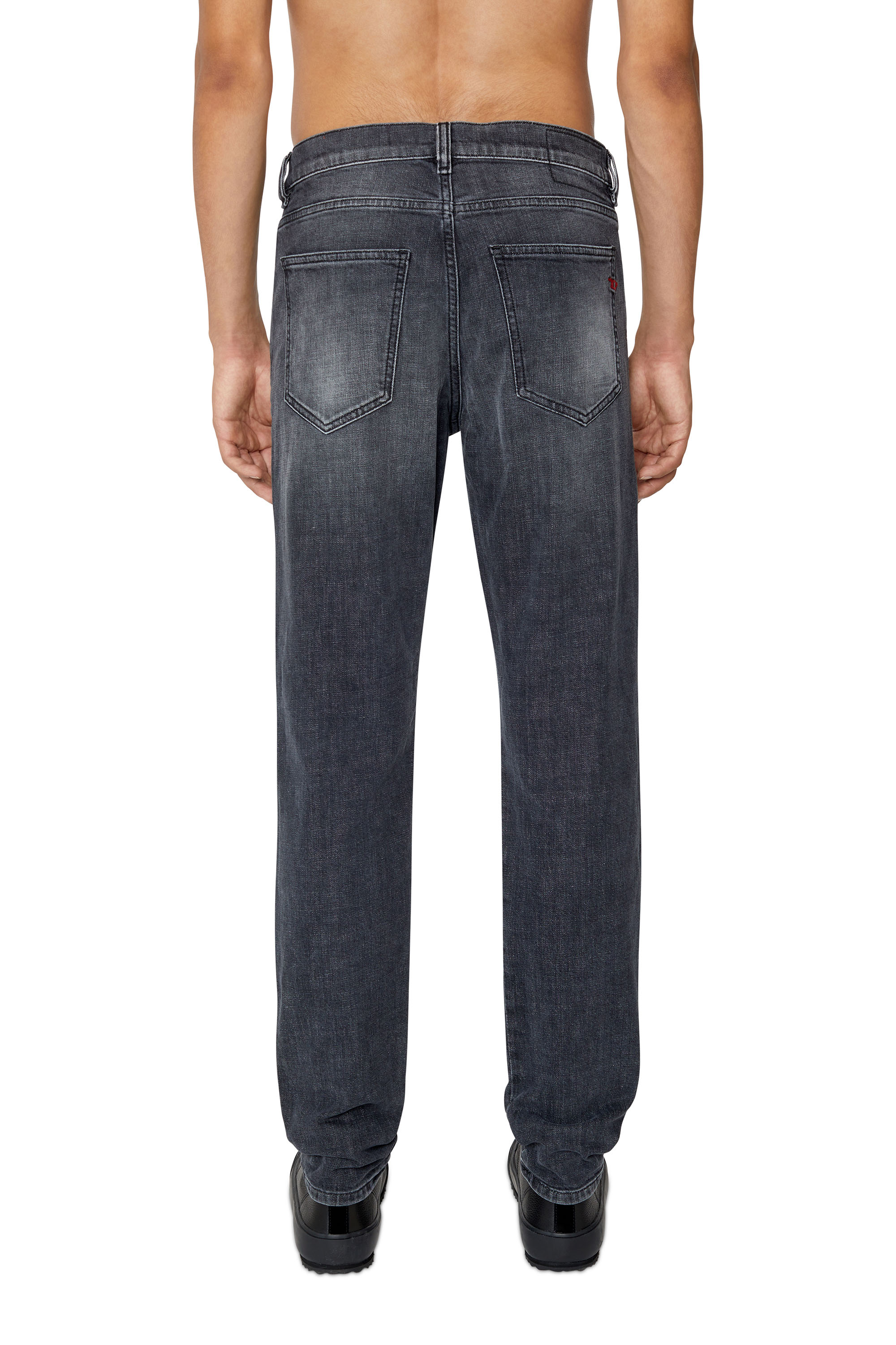 Diesel - 2019 D-Strukt 09E35 Slim Jeans, Black/Dark grey - Image 3