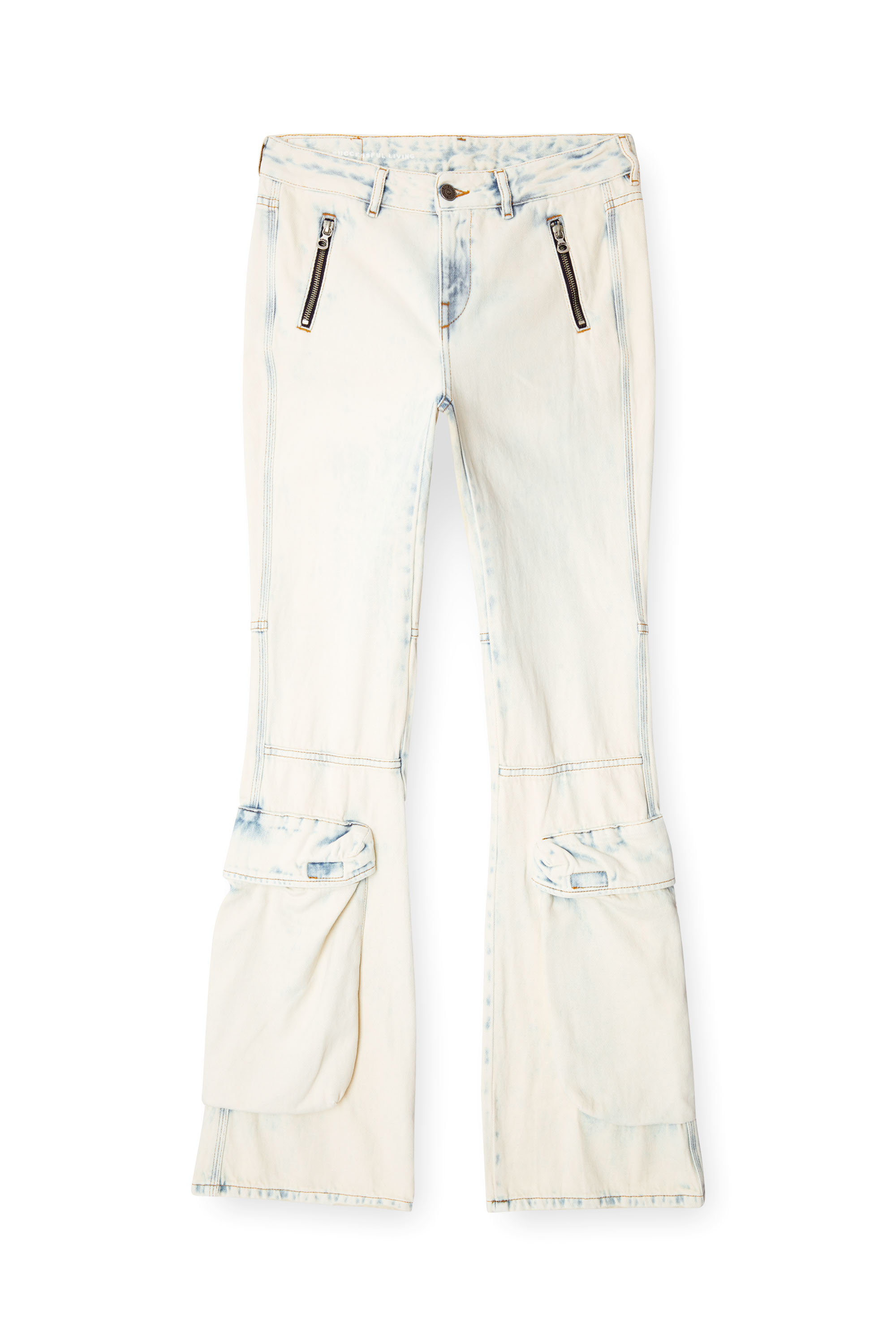 Diesel - Bootcut Jeans D-Poky 0CBCV Femme, Bleu Clair - Image 3