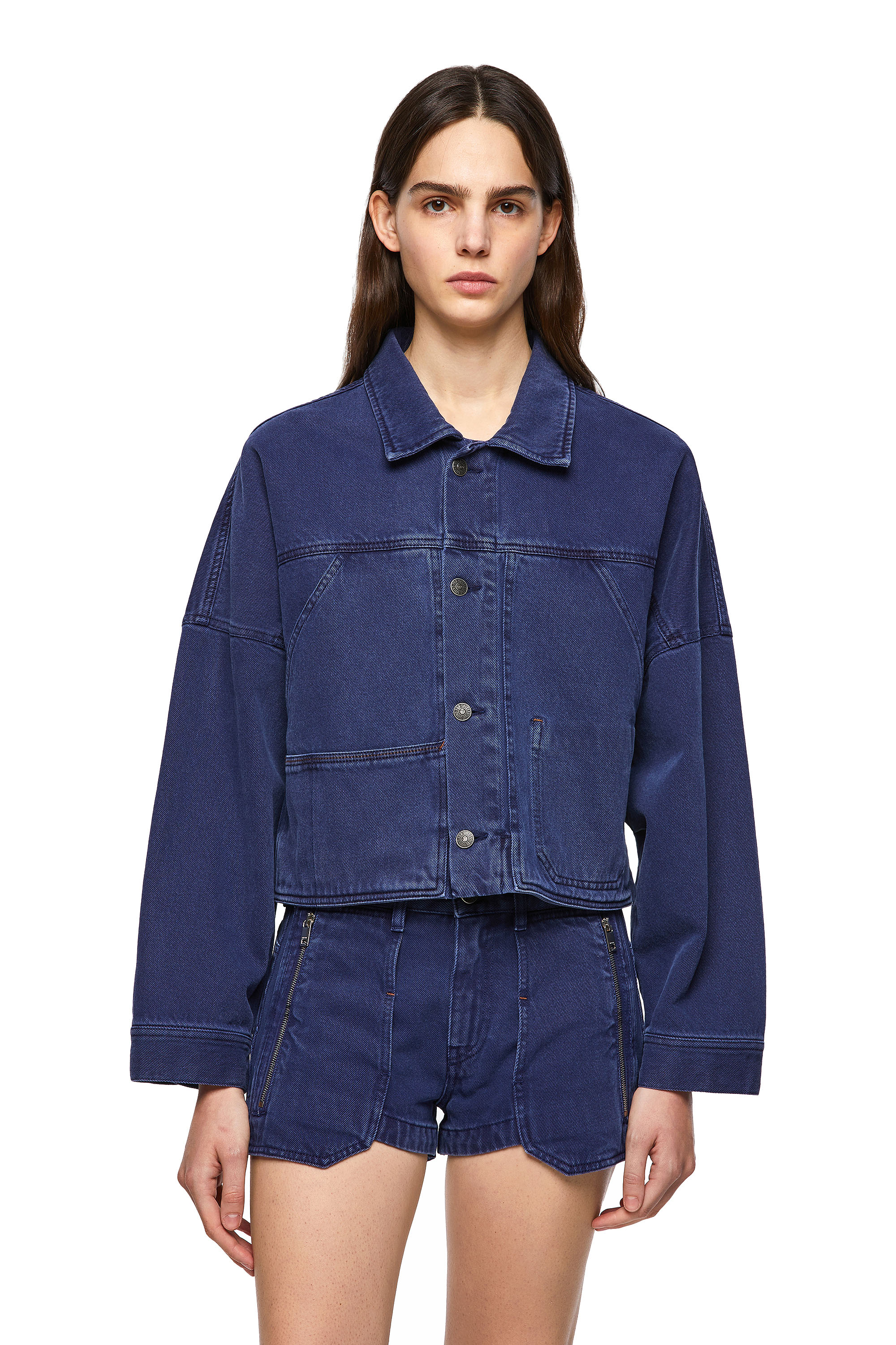 DE-JALYN, Bleu - Vestes en denim