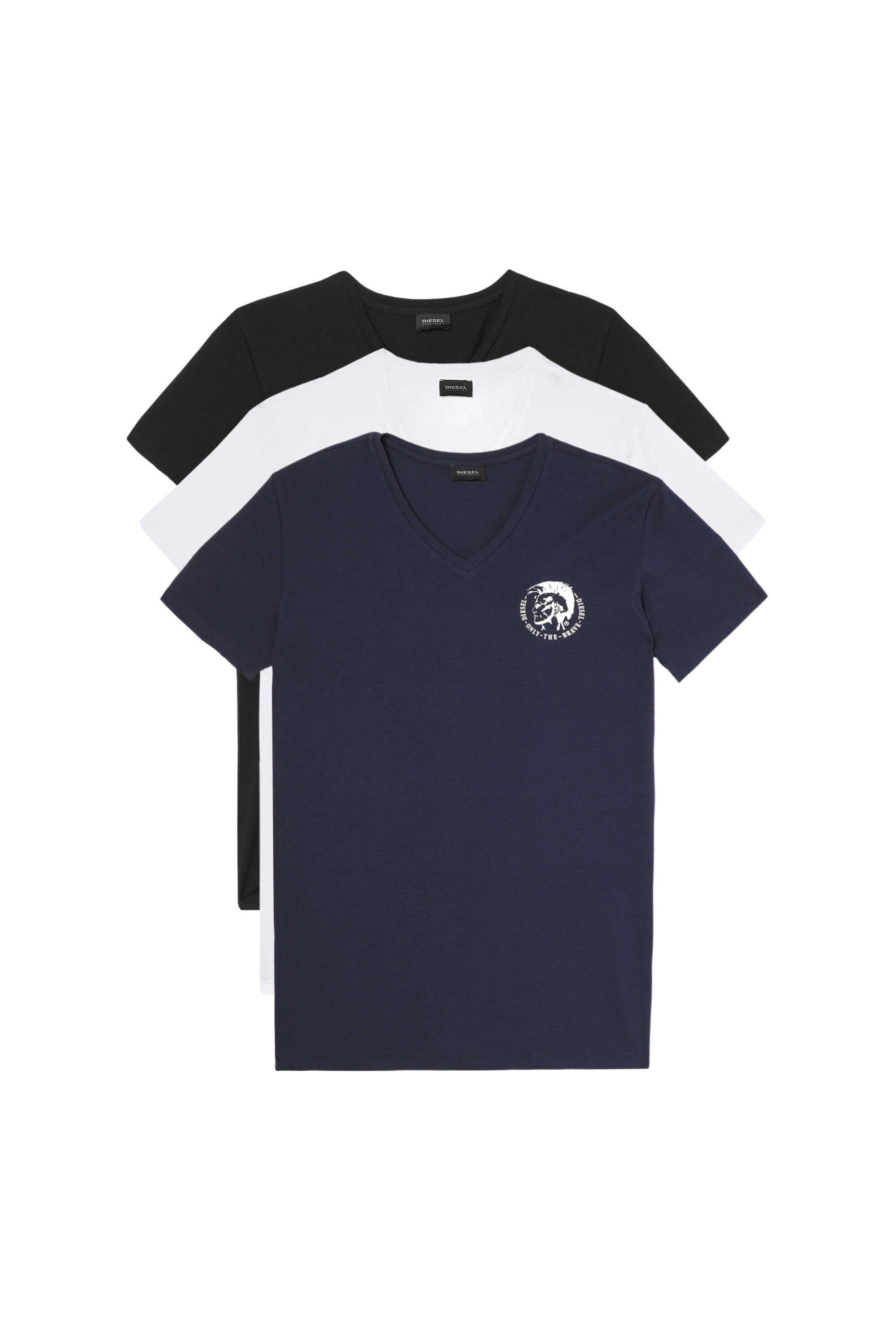 UMTEE-MICHAEL3PACK, Noir/Bleu - Haut