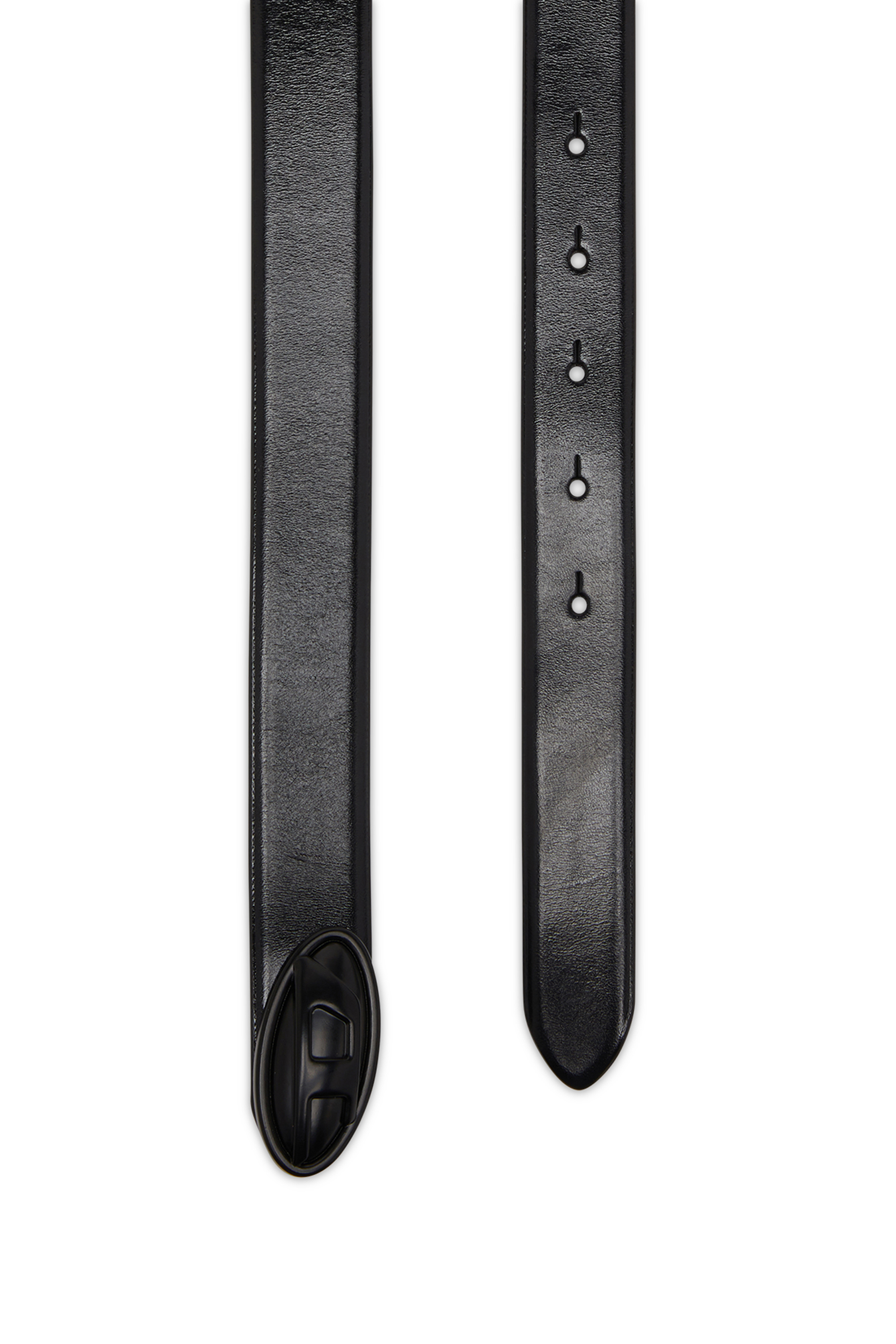 Diesel - B-DD, Cintura in pelle da 2,4 cm con fibbia Oval D Donna in Nero - 2