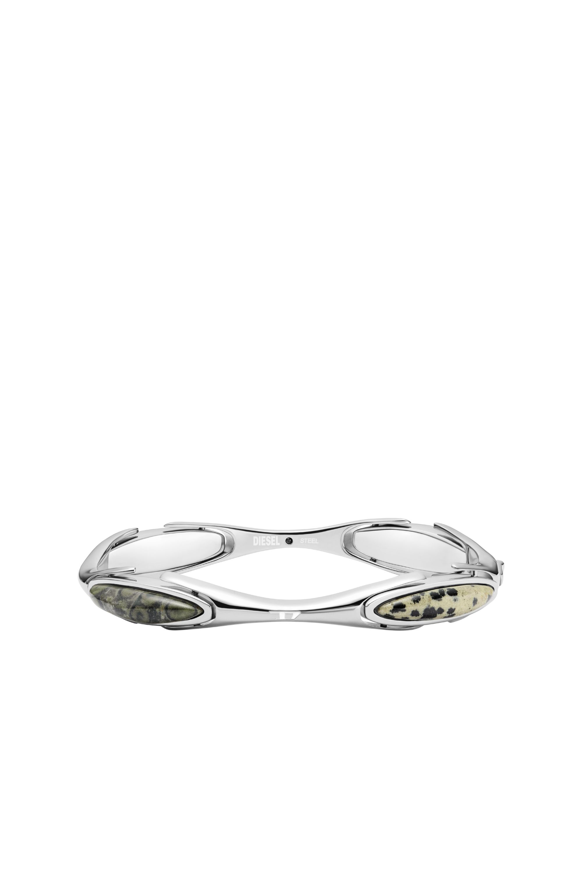Diesel - DX167840 JEWELLERY, Bracciale rigido in acciaio inox Unisex in Argento - 2