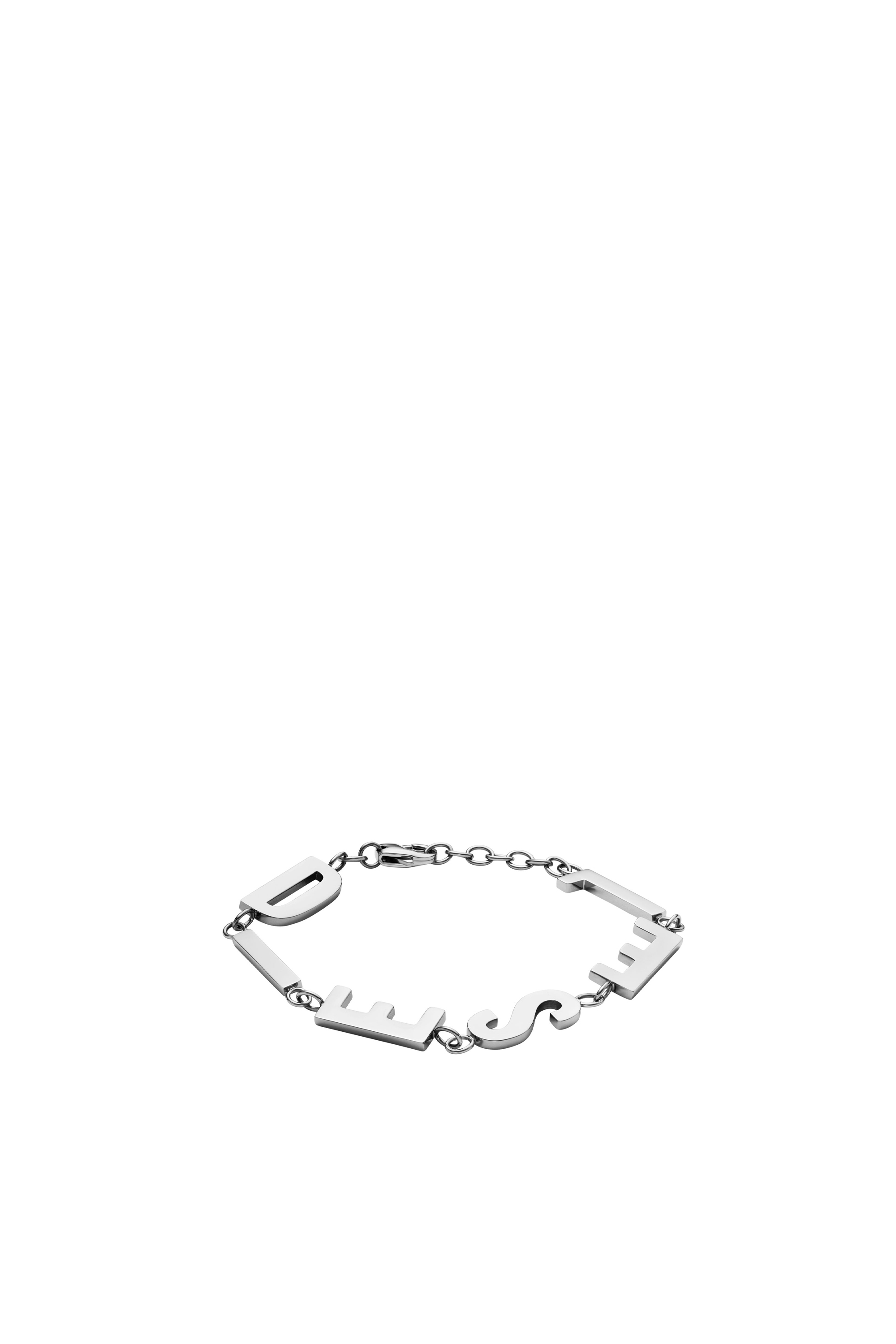 Diesel - DX1490, Unisex's Stainless steel chain bracelet in Silver - 1