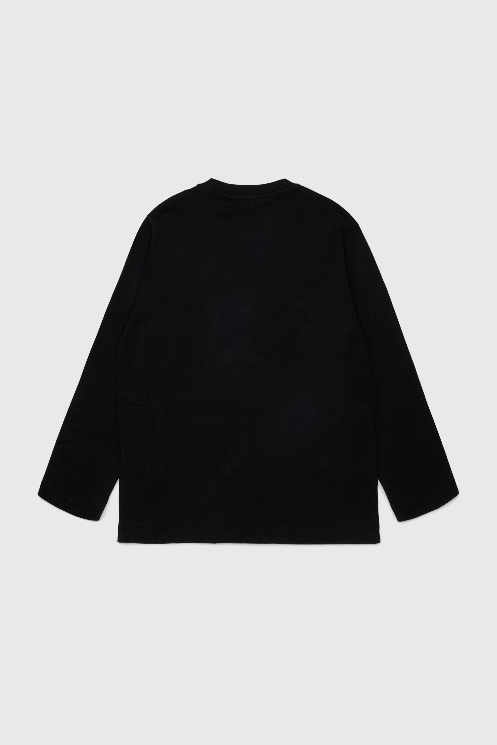 Diesel - TCIRCLELS OVER, Man's Long-sleeve T-shirt with Oval D logo in Black - 2