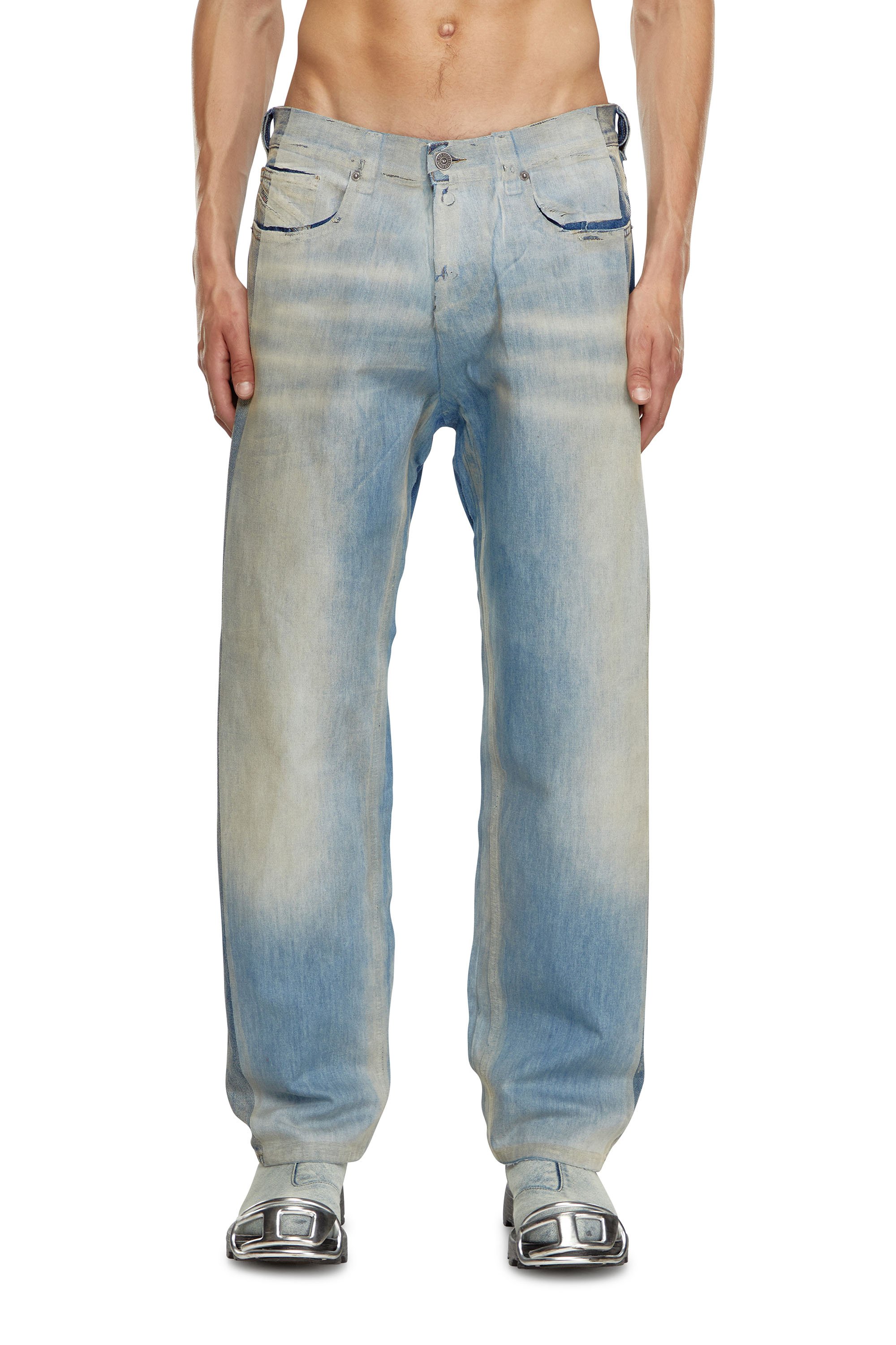 Diesel - Man Straight Jeans 2010 D-Macs 09K22, Medium blue - Image 2