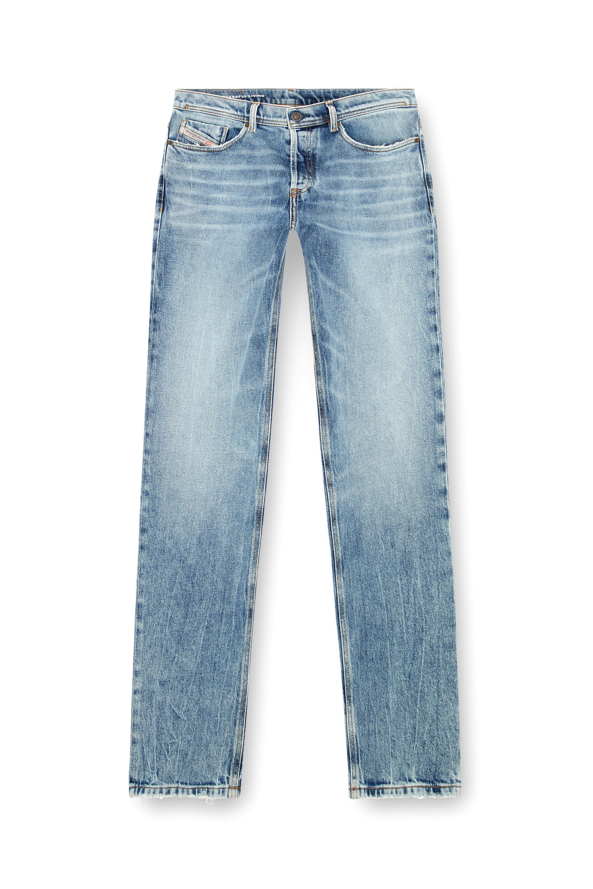 Diesel - Herren Tapered Jeans 2023 D-Finitive 09J54, Mittelblau - Image 3