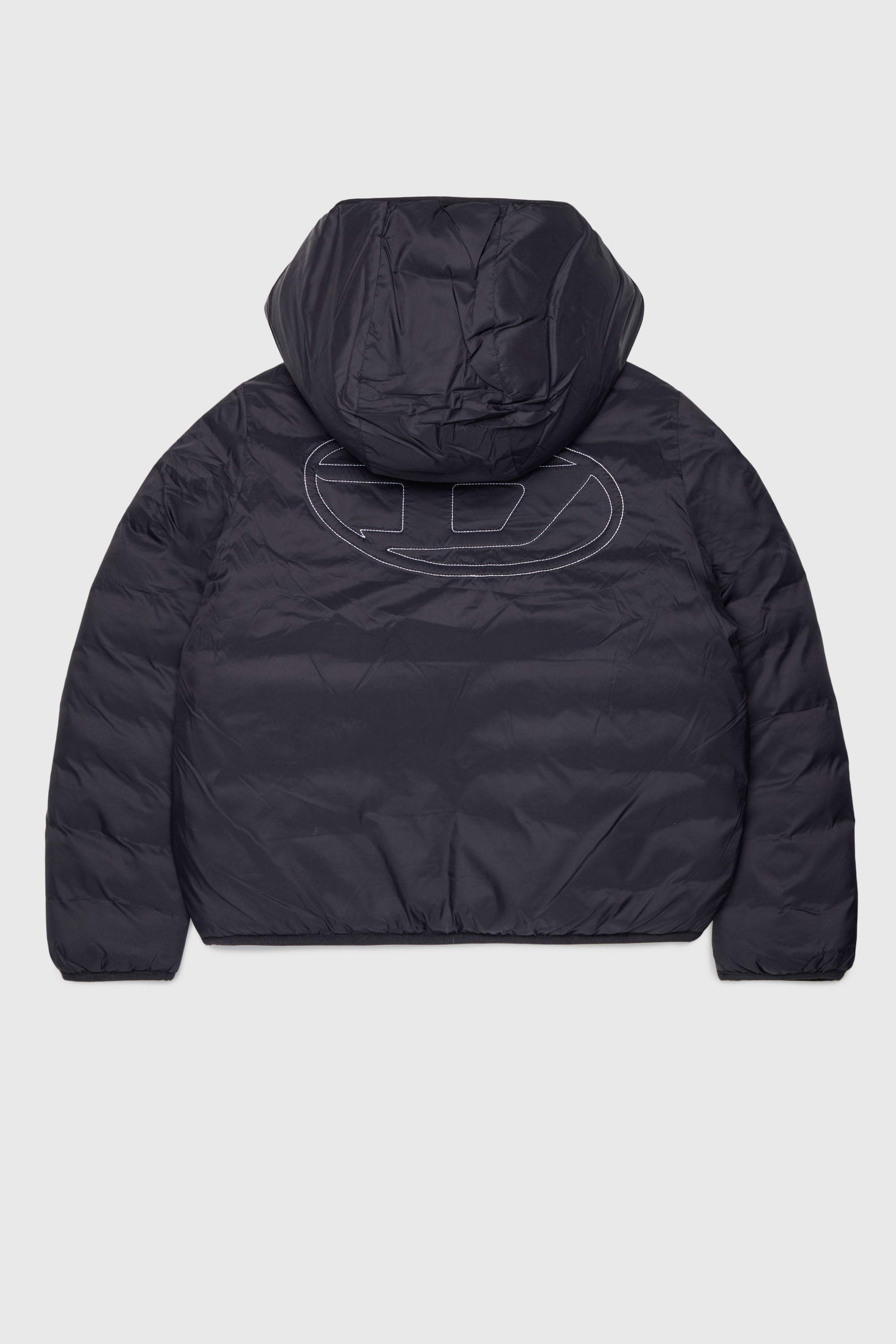 Diesel - JOSIPLS, Veste &agrave; capuche en nylon matelass&eacute; Mixte in Noir - 2