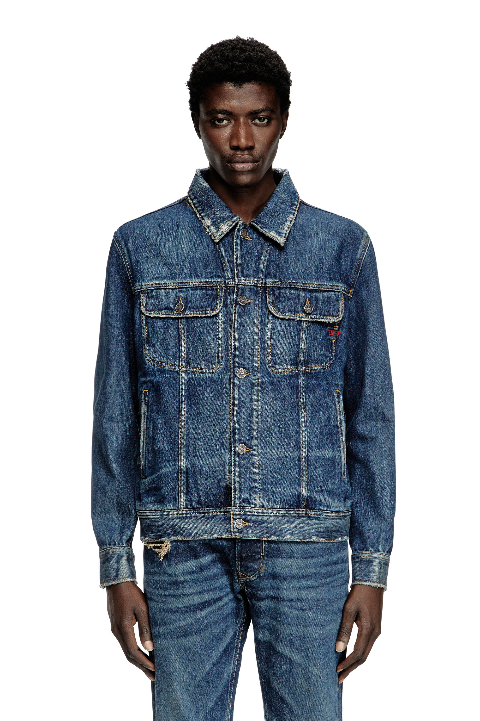 Diesel - D-BARCY, Veste trucker avec un fit regular Homme in ToBeDefined - 1