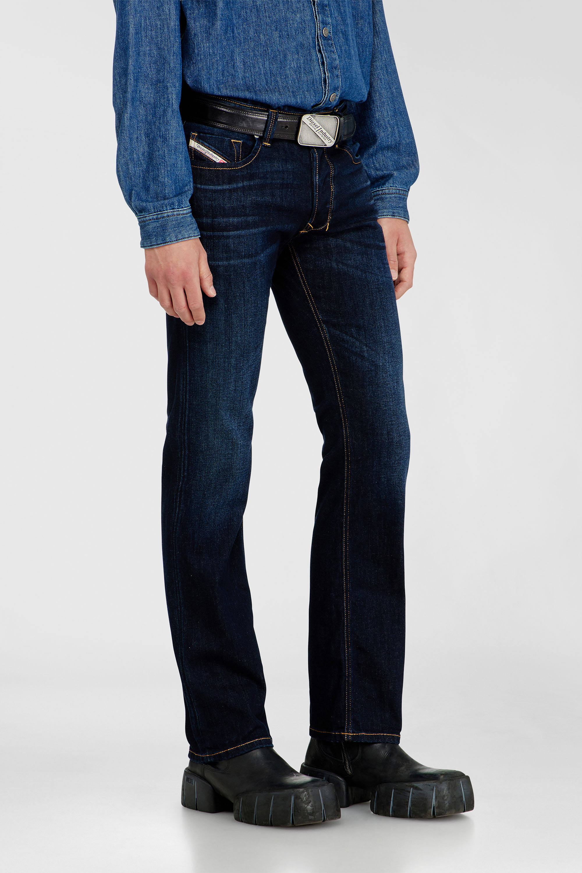 Diesel - Regular Jeans 1985 Larkee 09Q15 Homme, Bleu Fonc&eacute; - Image 7
