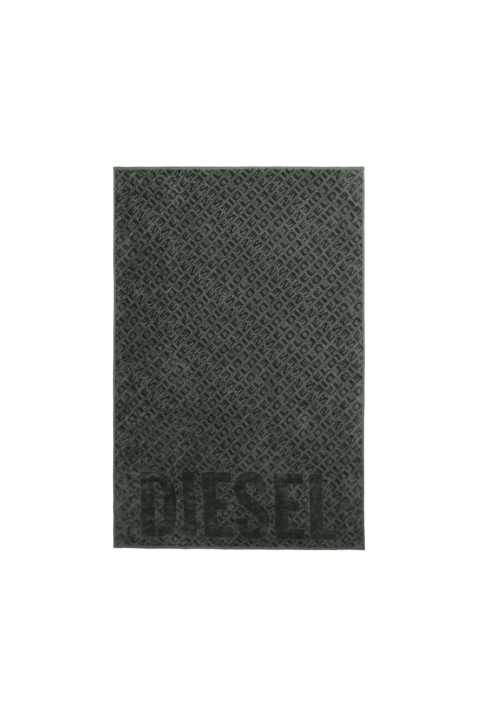 Diesel - TELO 3DLOGO        95X150, Unisex's Gym towel 3D LOGO in Green - 2